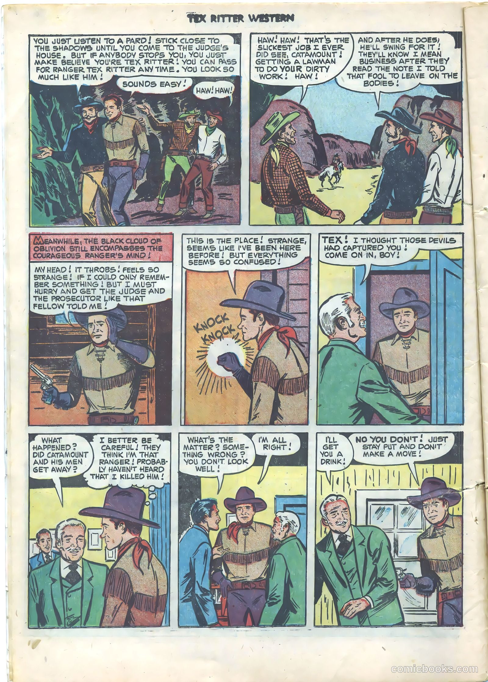 Tex Ritter Western #9 (1952) — page 8 of 36