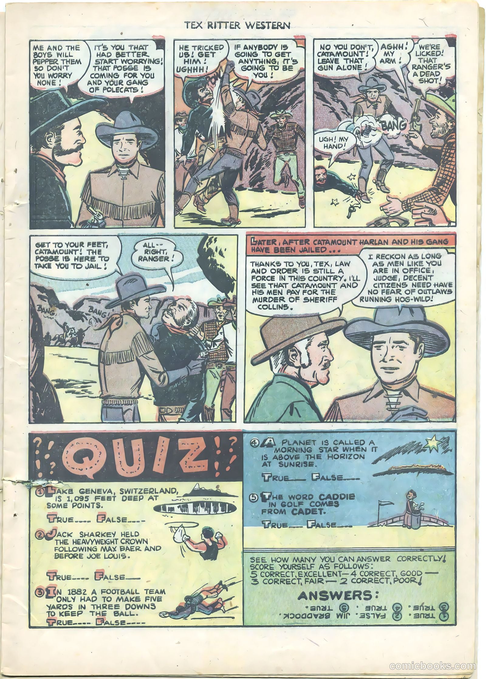 Tex Ritter Western #9 (1952) — page 11 of 36