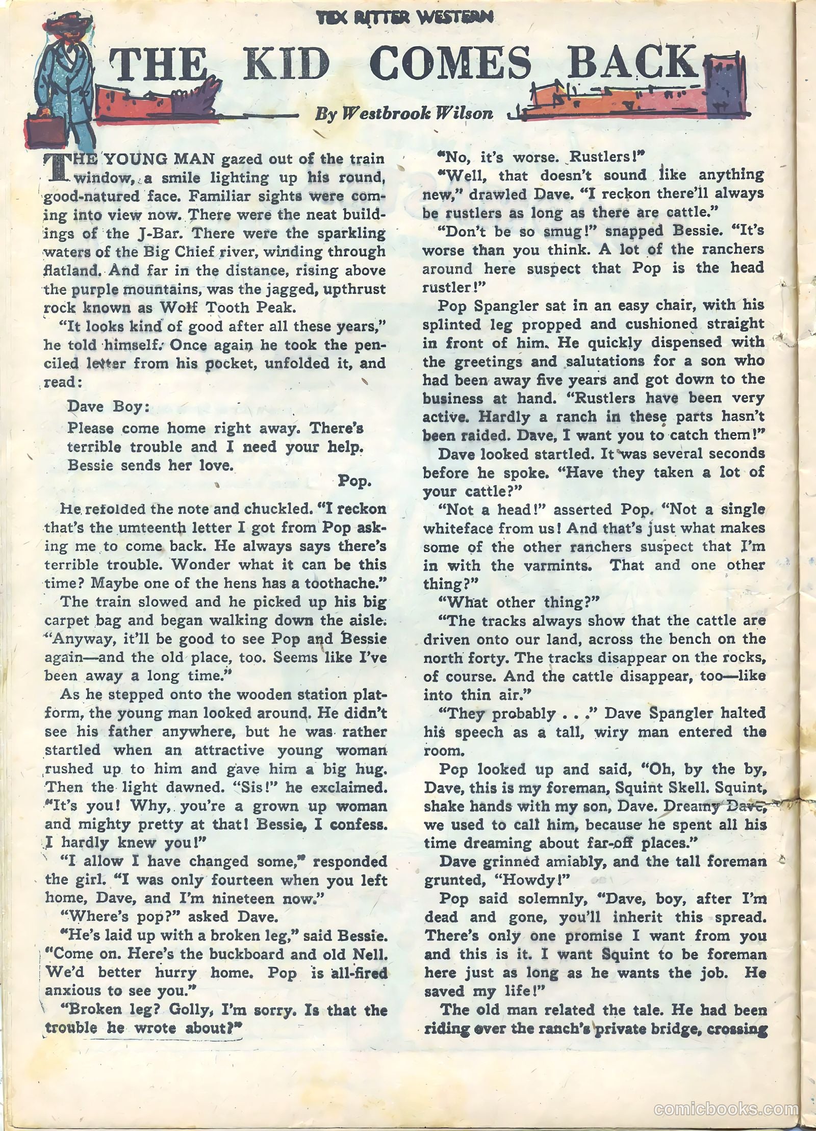 Tex Ritter Western #9 (1952) — page 14 of 36