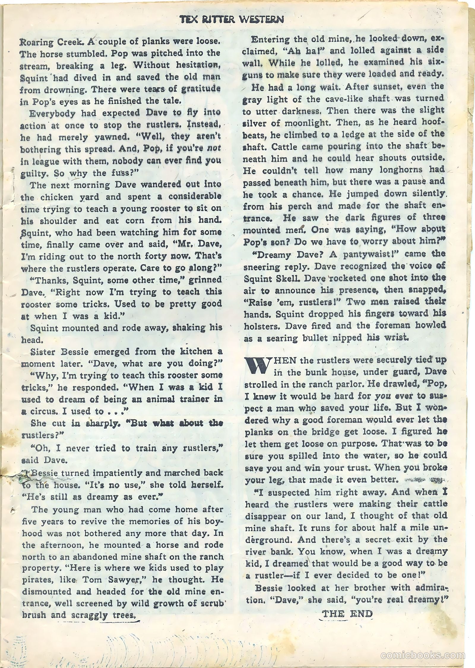 Tex Ritter Western #9 (1952) — page 15 of 36