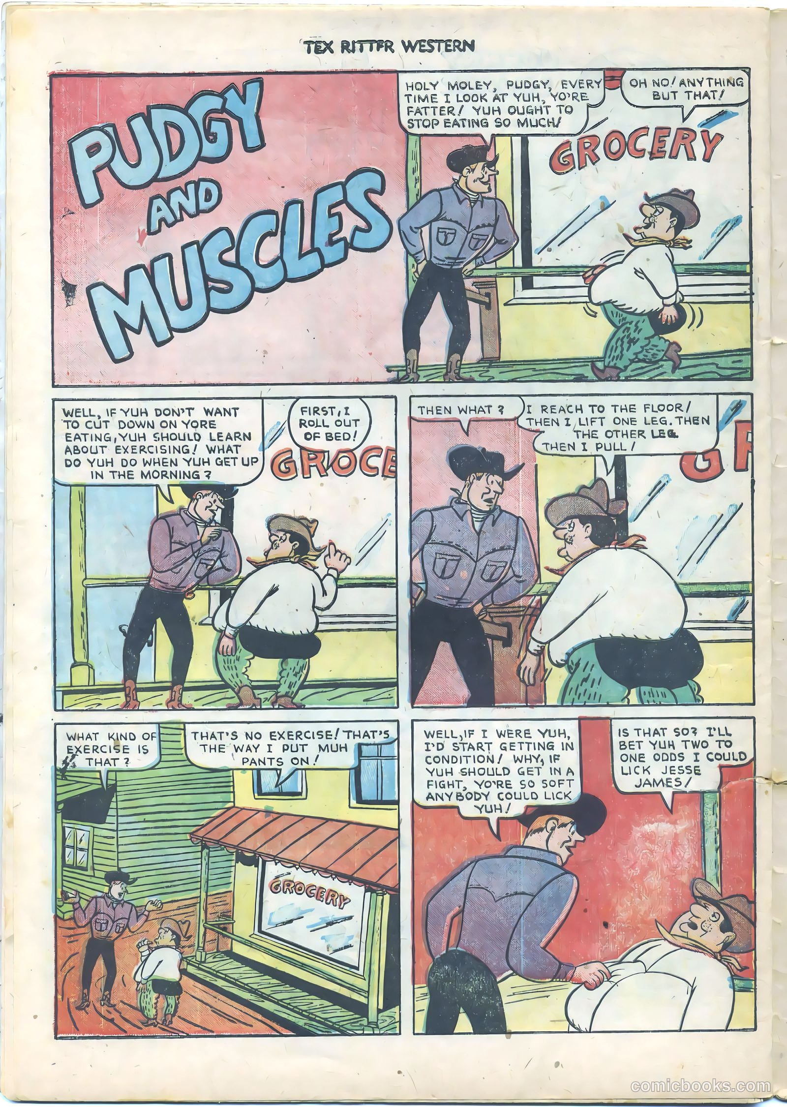 Tex Ritter Western #9 (1952) — page 24 of 36