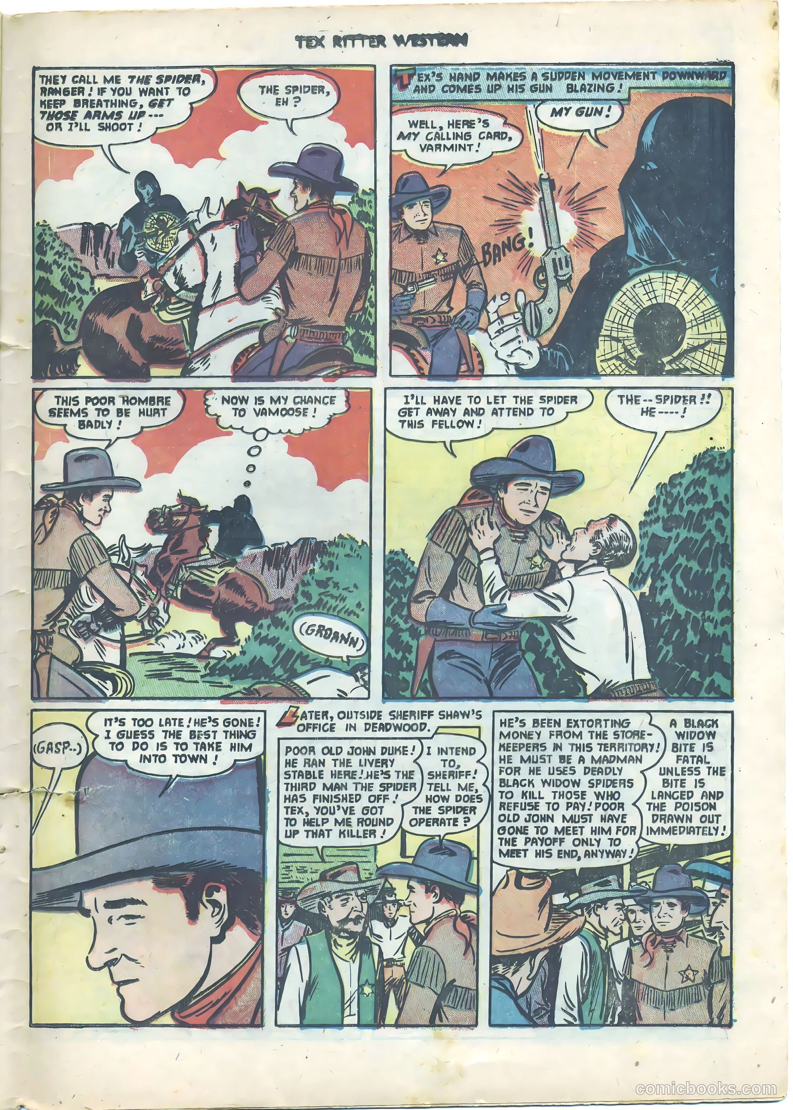 Tex Ritter Western #9 (1952) — page 27 of 36