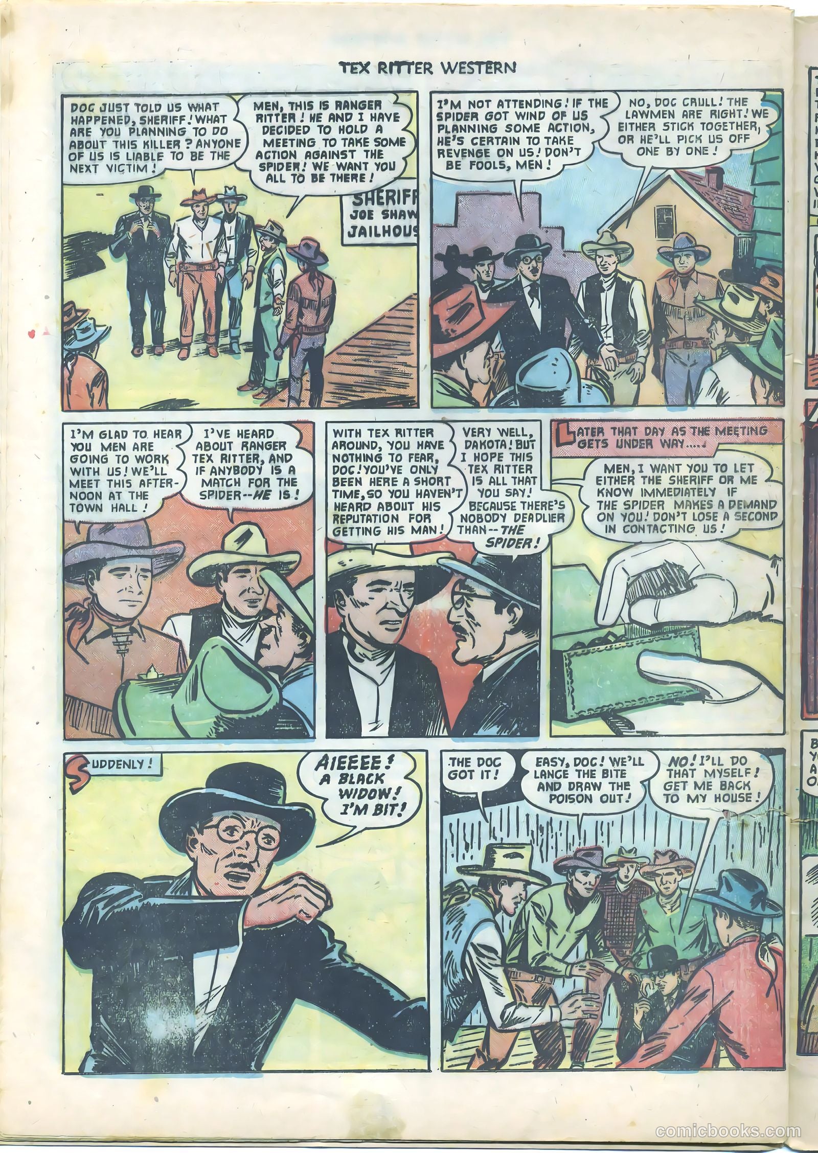 Tex Ritter Western #9 (1952) — page 28 of 36