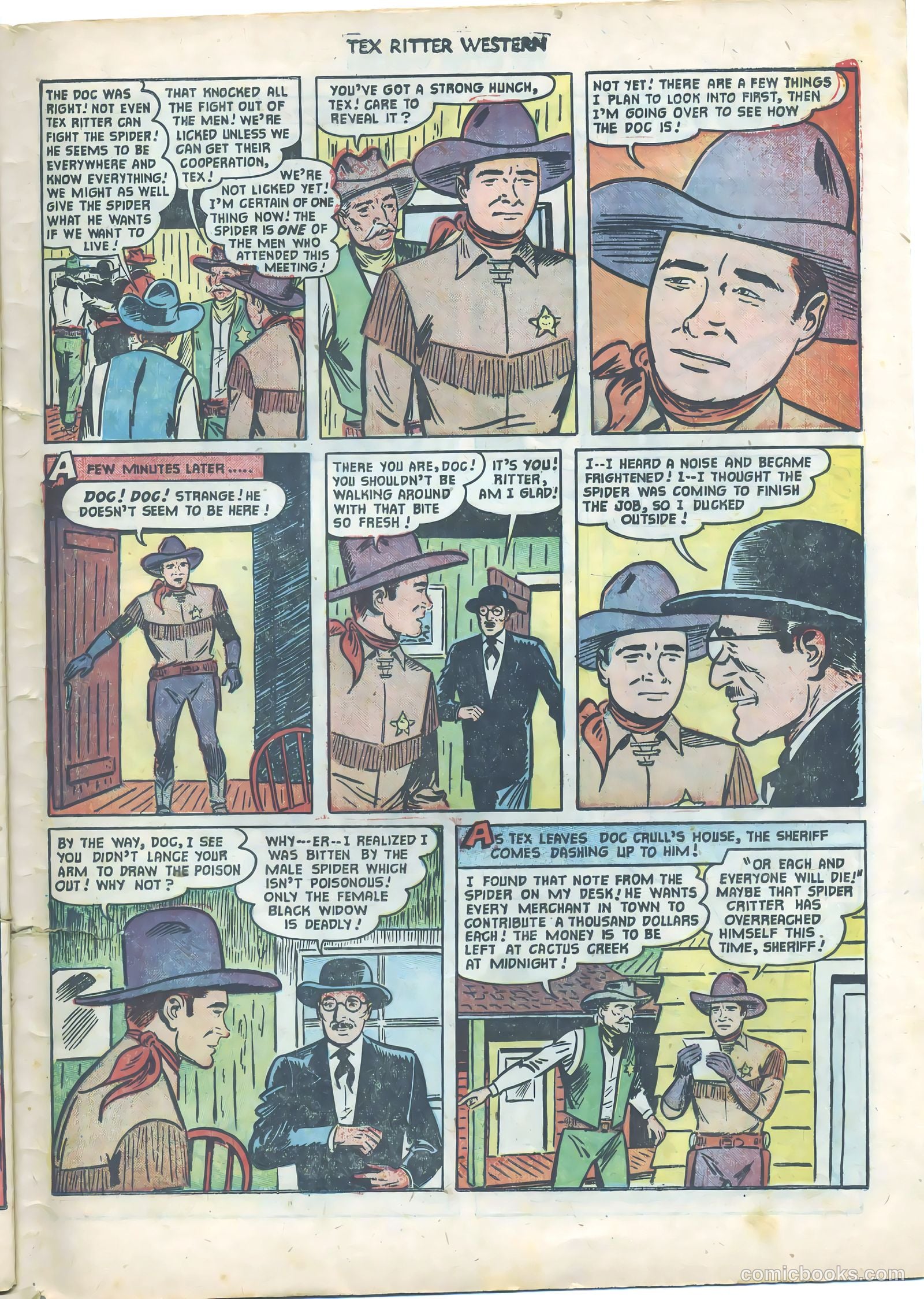 Tex Ritter Western #9 (1952) — page 29 of 36
