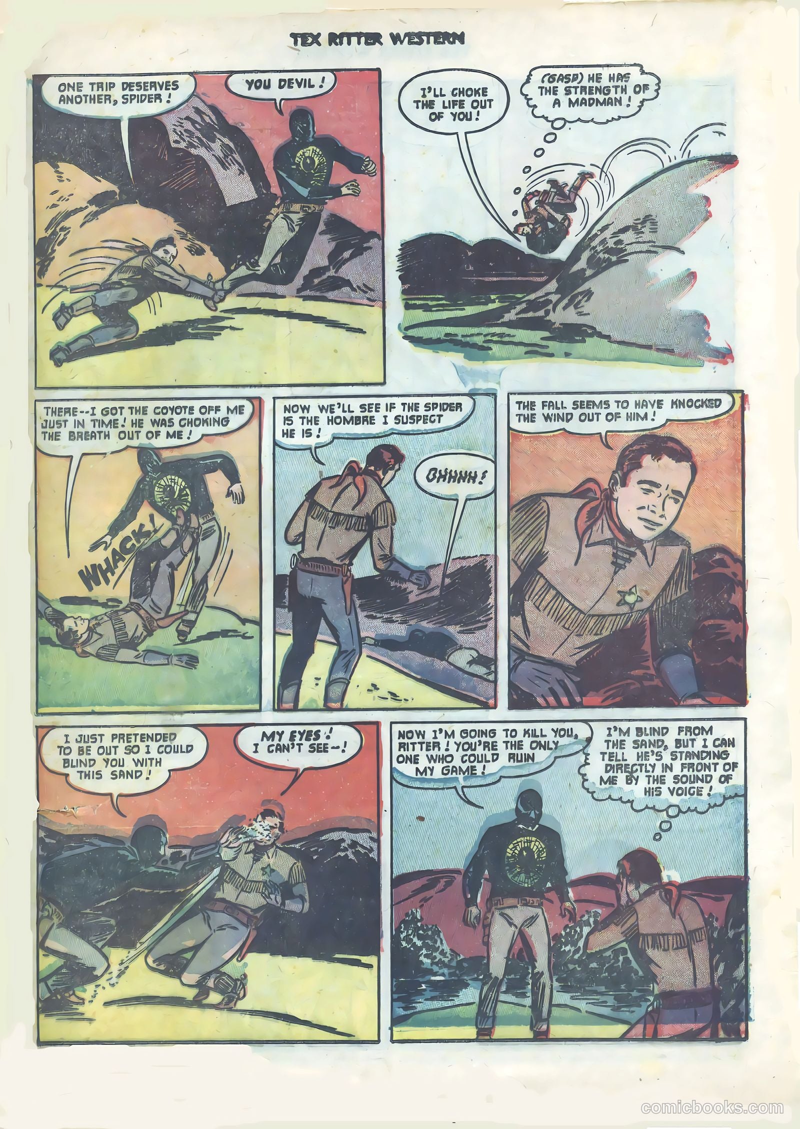Tex Ritter Western #9 (1952) — page 31 of 36