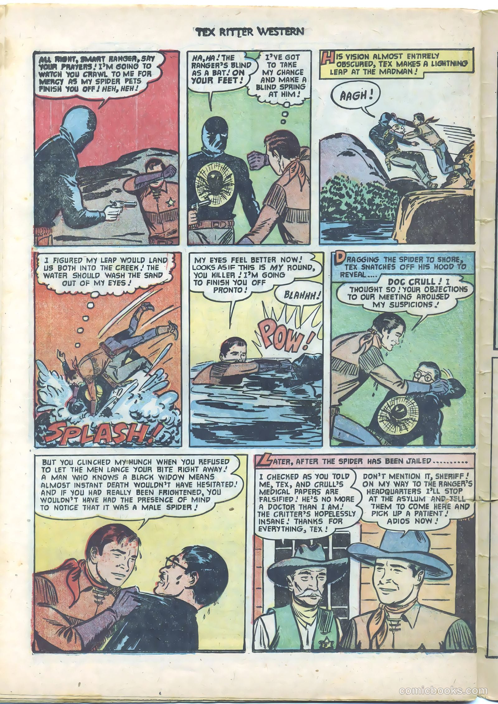Tex Ritter Western #9 (1952) — page 32 of 36
