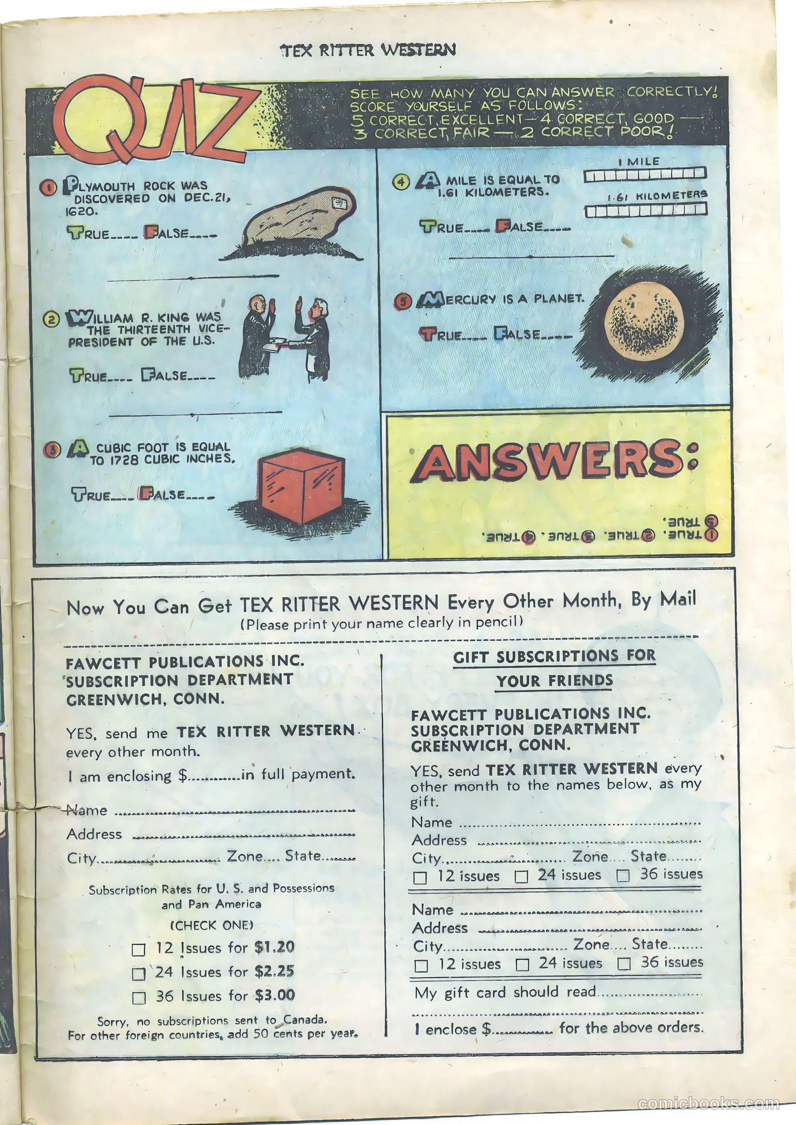 Tex Ritter Western #9 (1952) — page 33 of 36