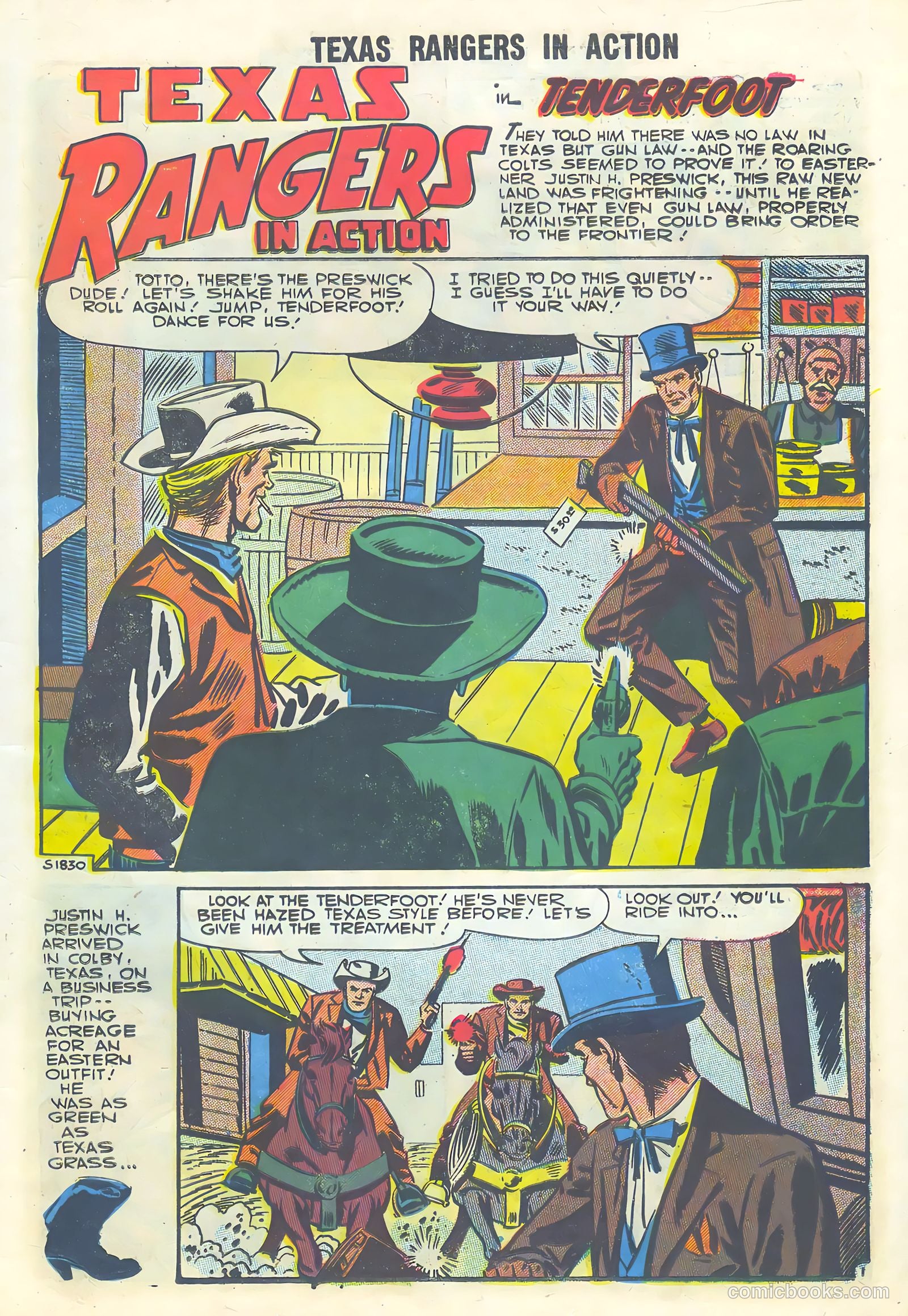 Texas Rangers #8 (1957) — page 11 of 36