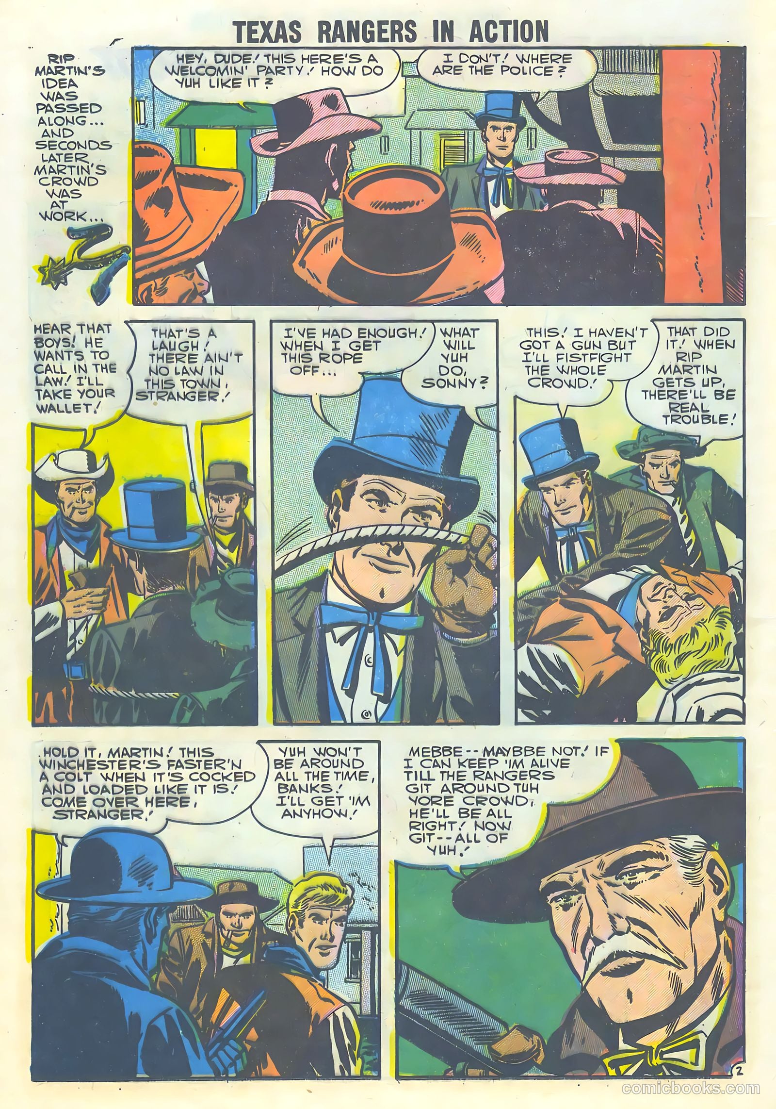 Texas Rangers #8 (1957) — page 12 of 36