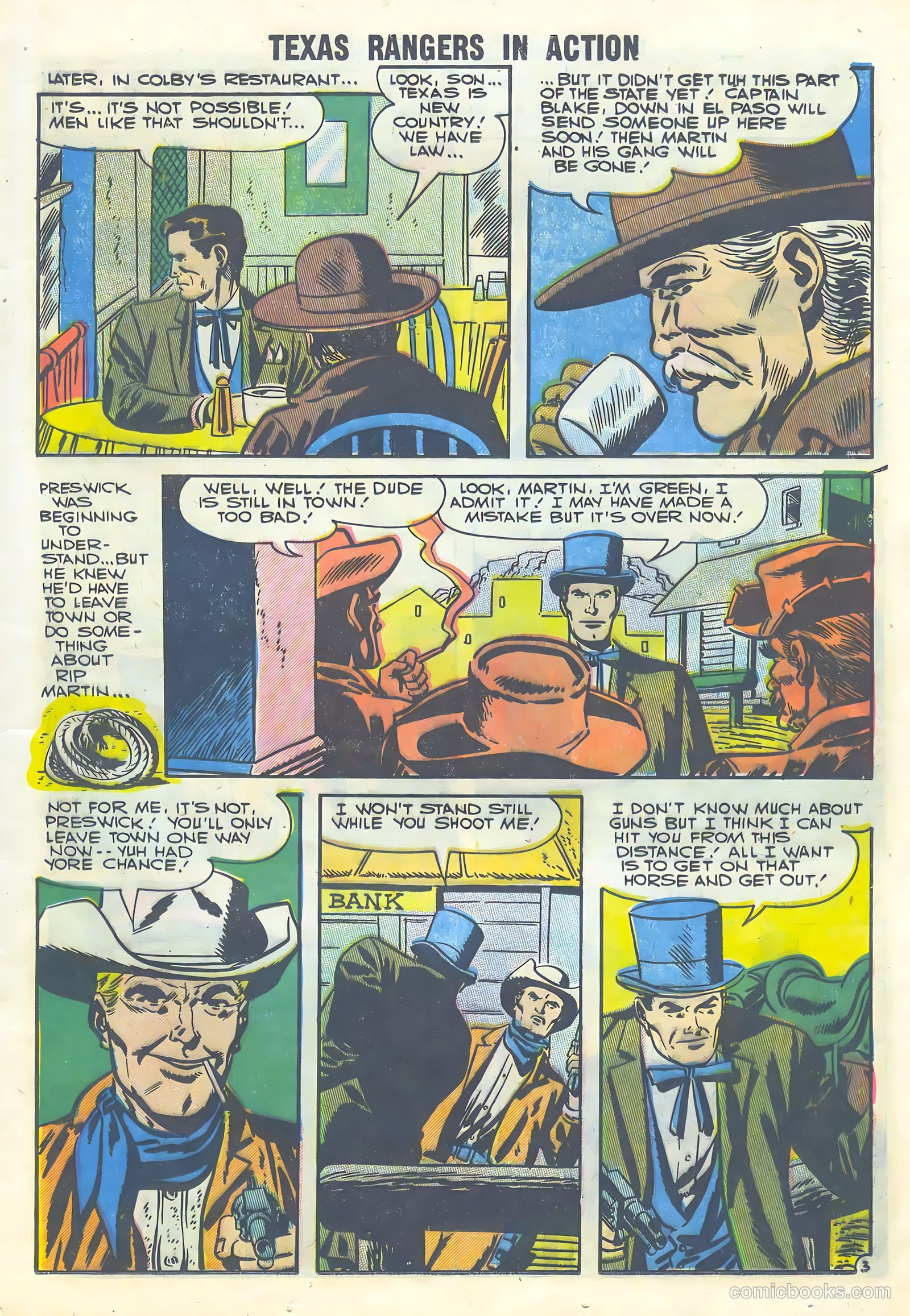 Texas Rangers #8 (1957) — page 13 of 36
