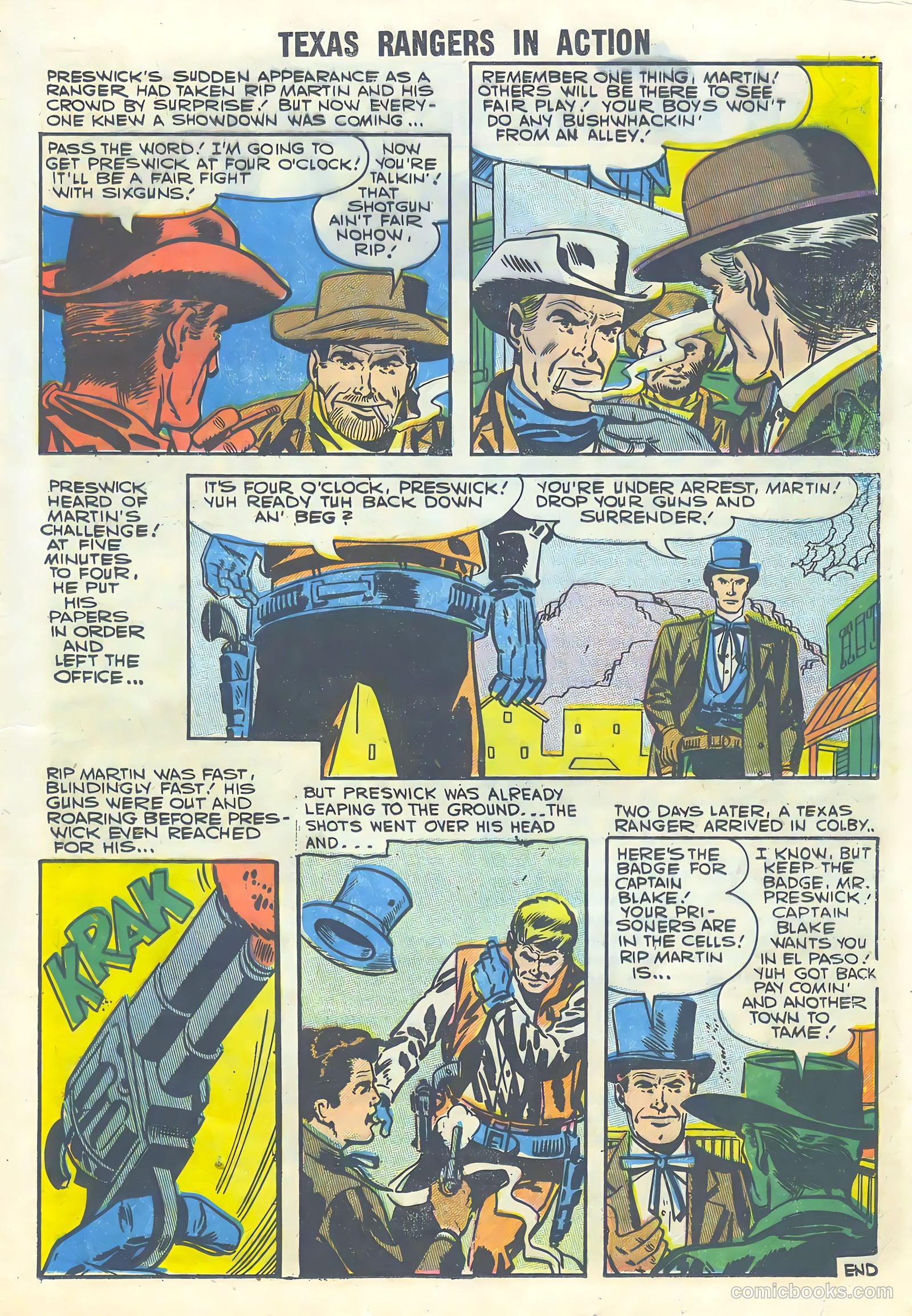 Texas Rangers #8 (1957) — page 17 of 36