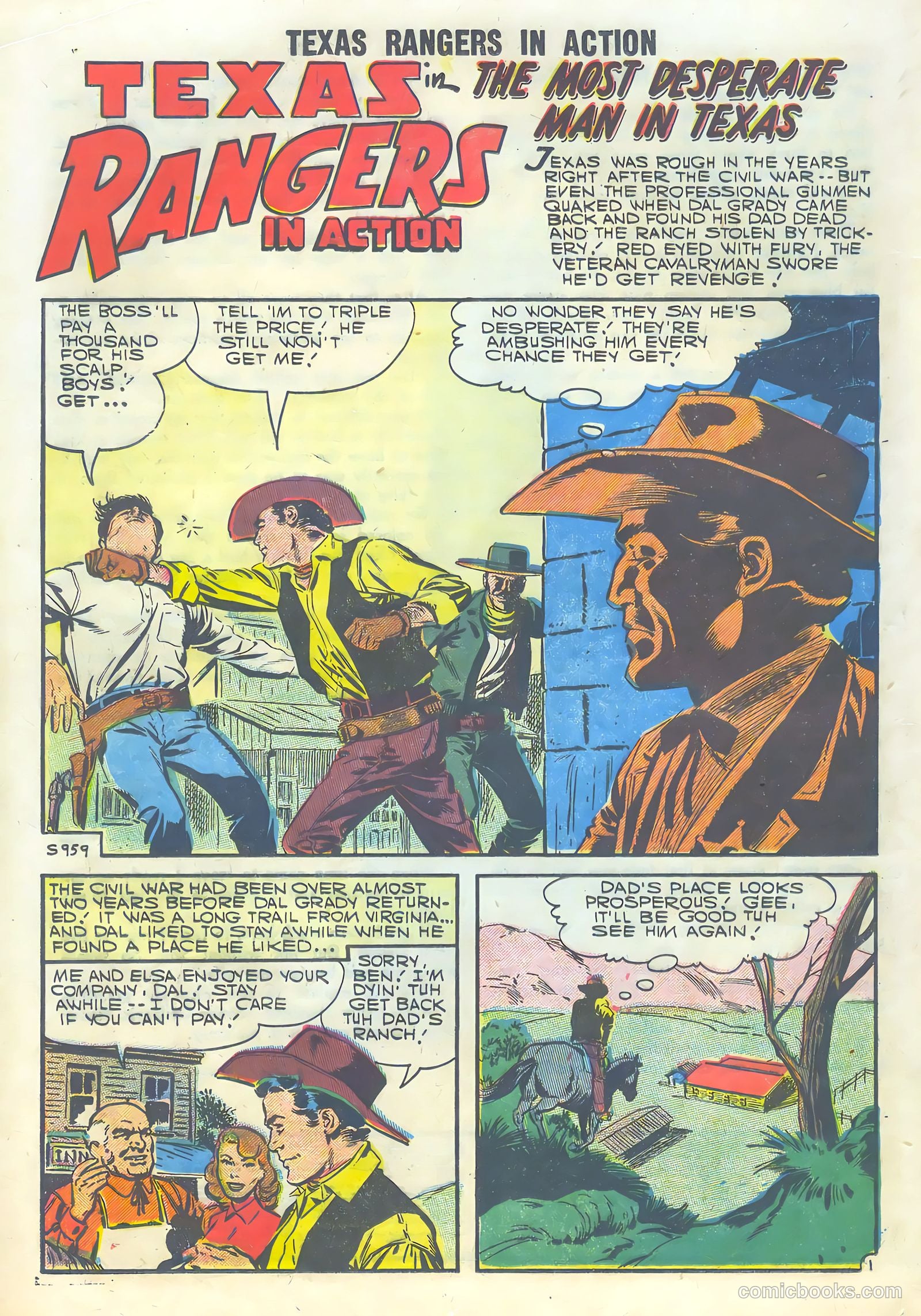 Texas Rangers #8 (1957) — page 20 of 36