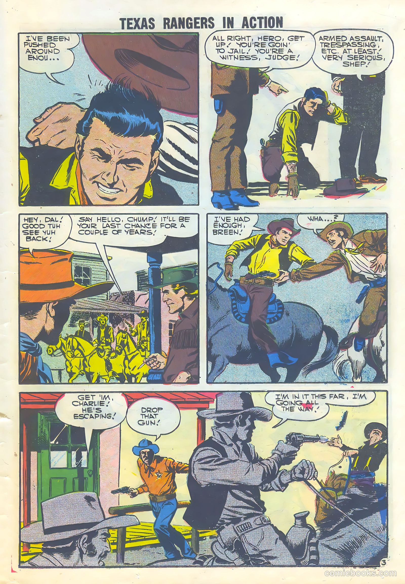 Texas Rangers #8 (1957) — page 23 of 36