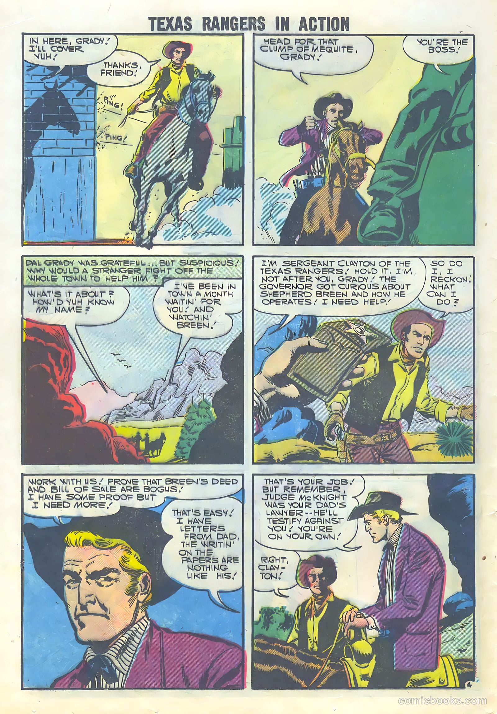 Texas Rangers #8 (1957) — page 24 of 36