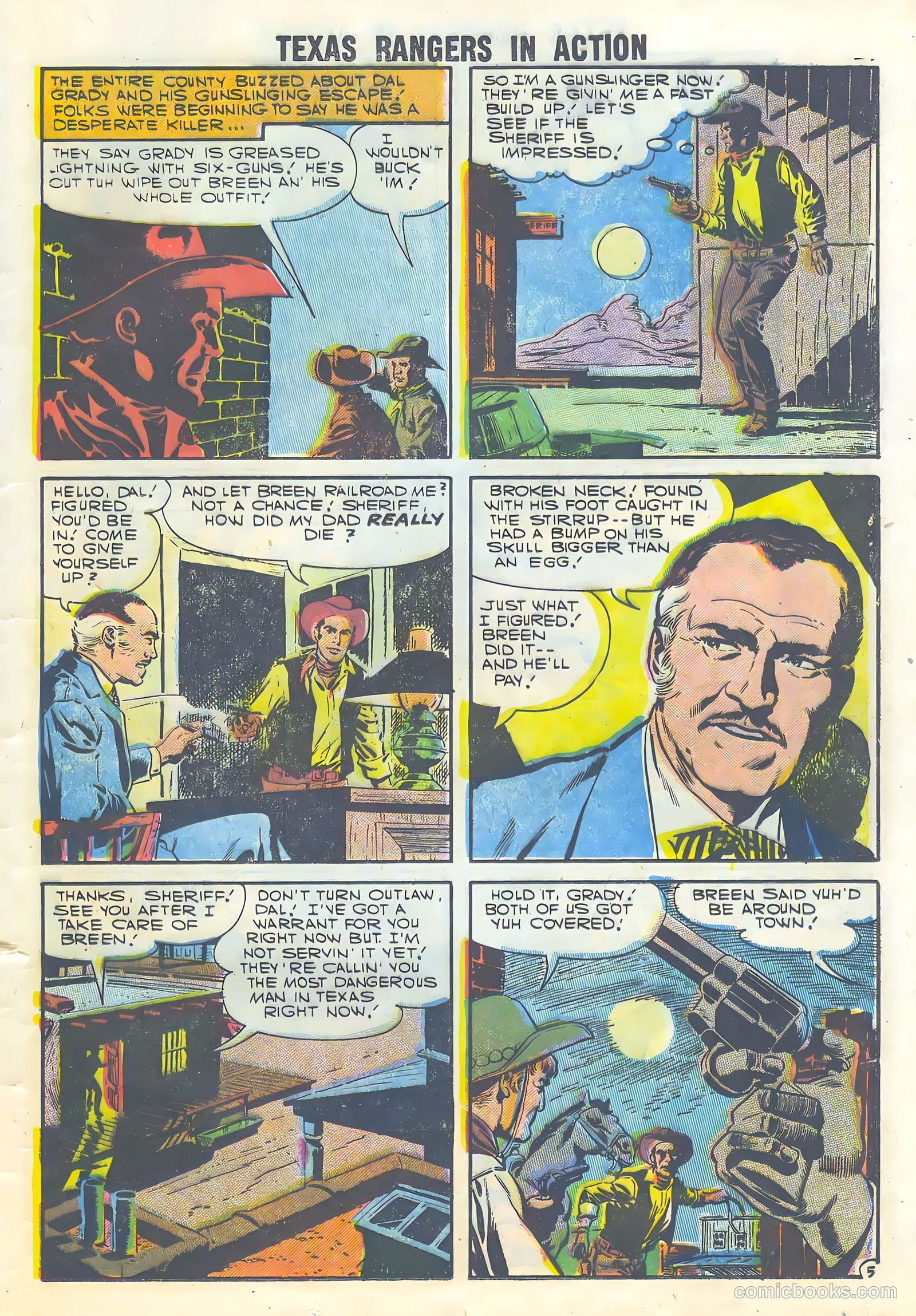 Texas Rangers #8 (1957) — page 25 of 36
