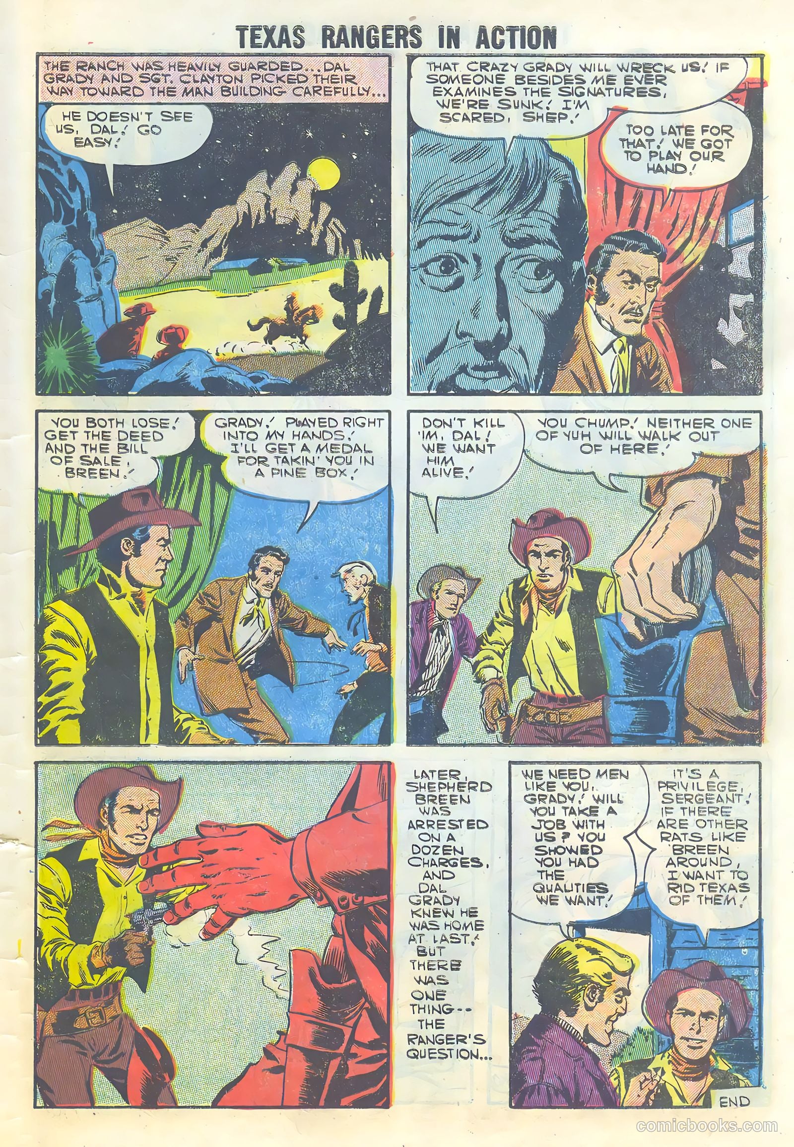 Texas Rangers #8 (1957) — page 27 of 36