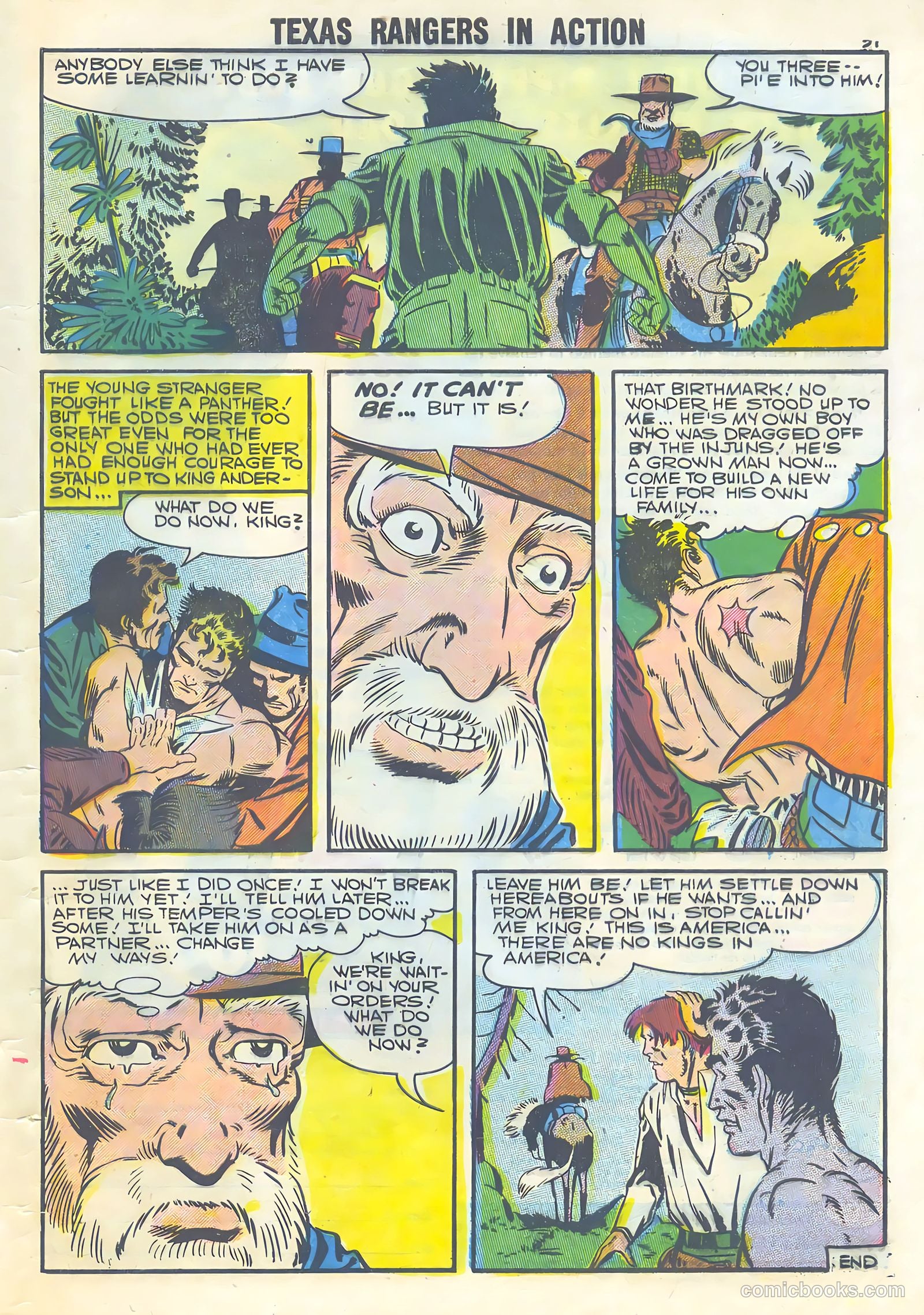 Texas Rangers #8 (1957) — page 33 of 36