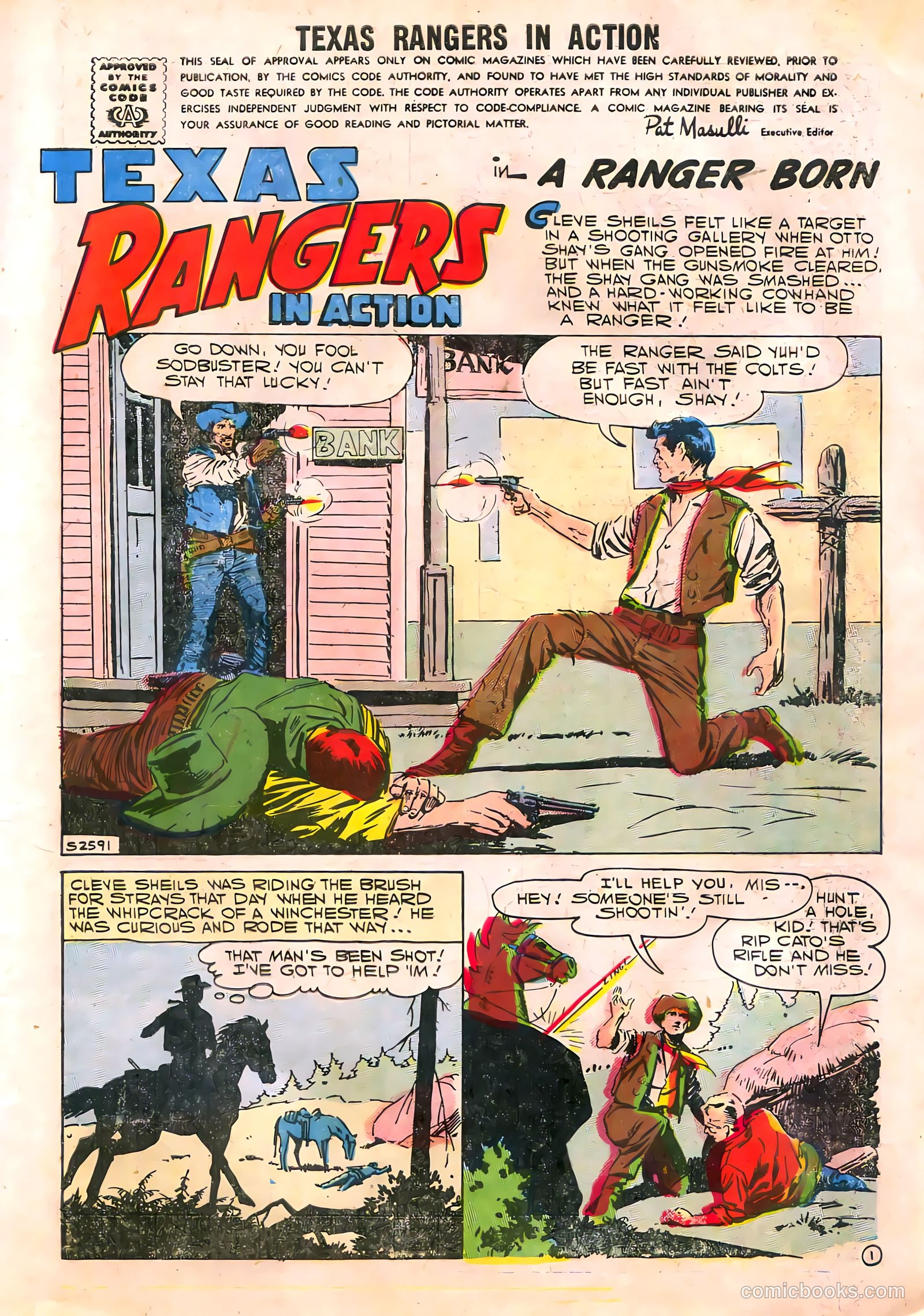 Texas Rangers in Action #11 (1958) — page 3 of 68