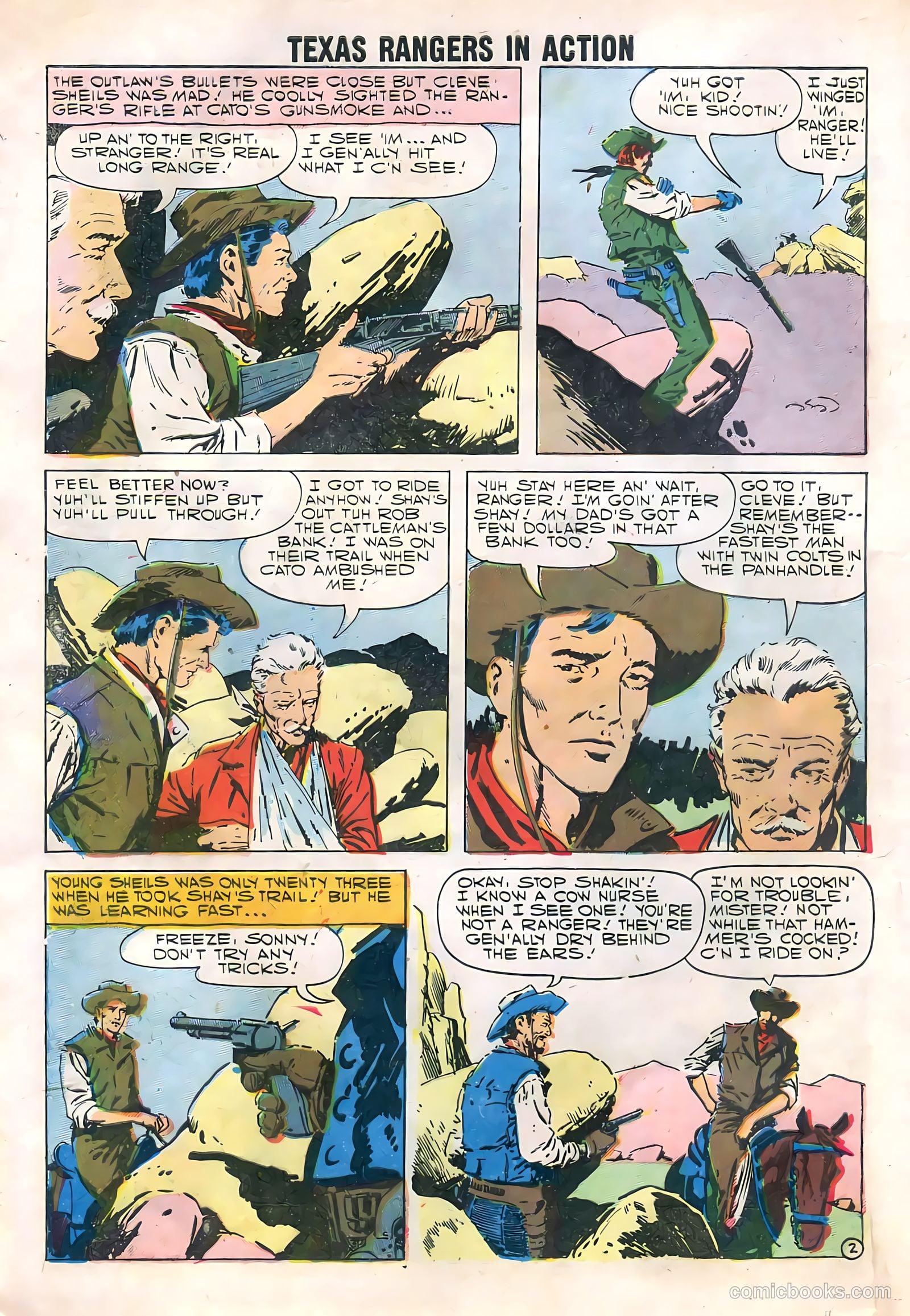 Texas Rangers in Action #11 (1958) — page 4 of 68