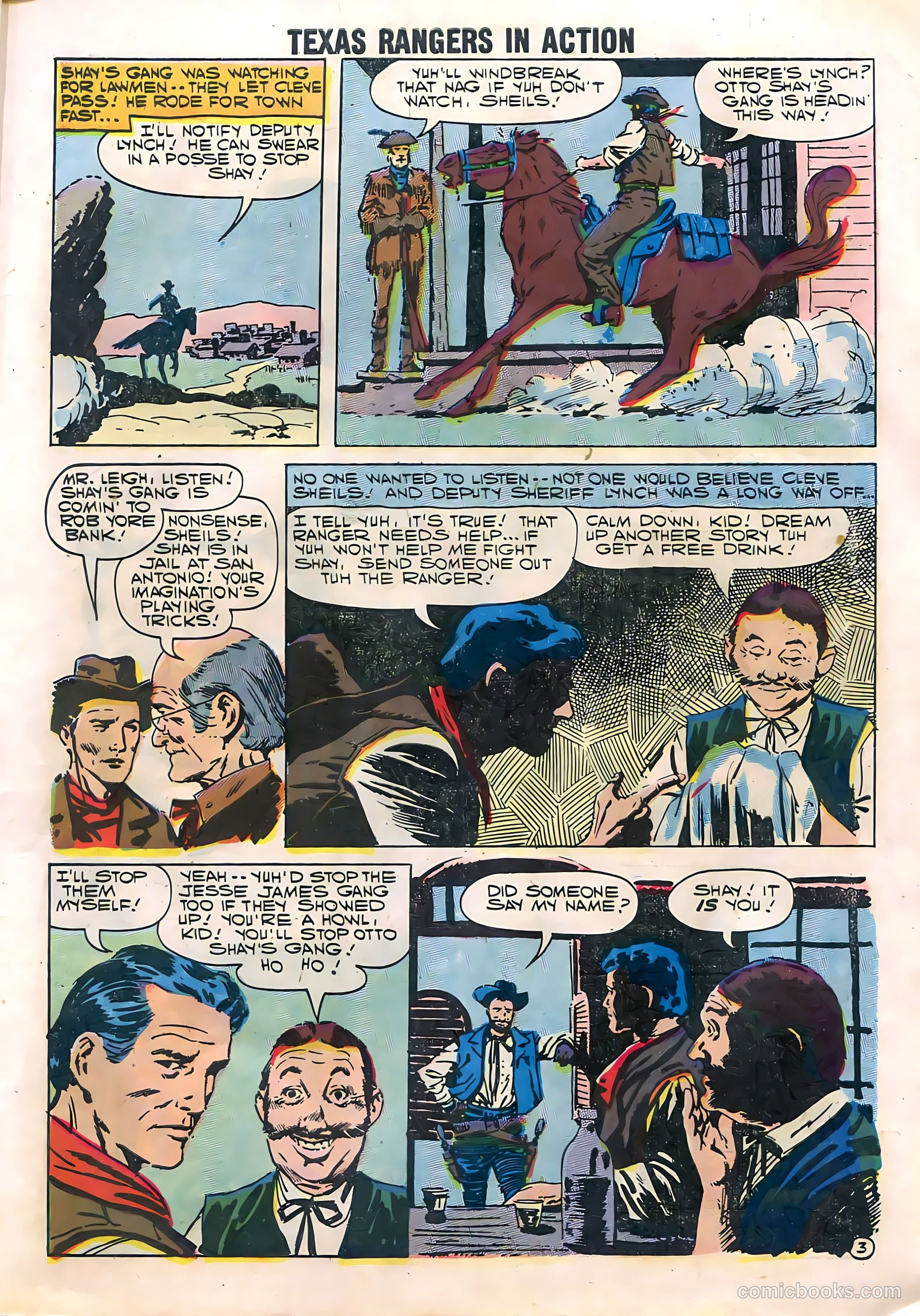 Texas Rangers in Action #11 (1958) — page 5 of 68