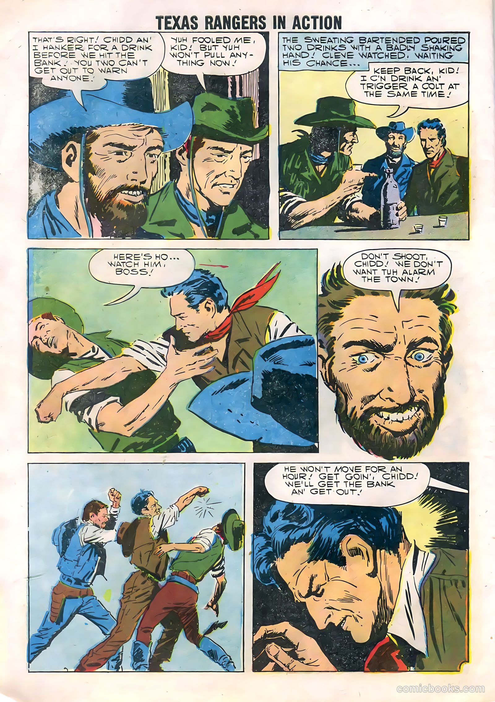 Texas Rangers in Action #11 (1958) — page 6 of 68