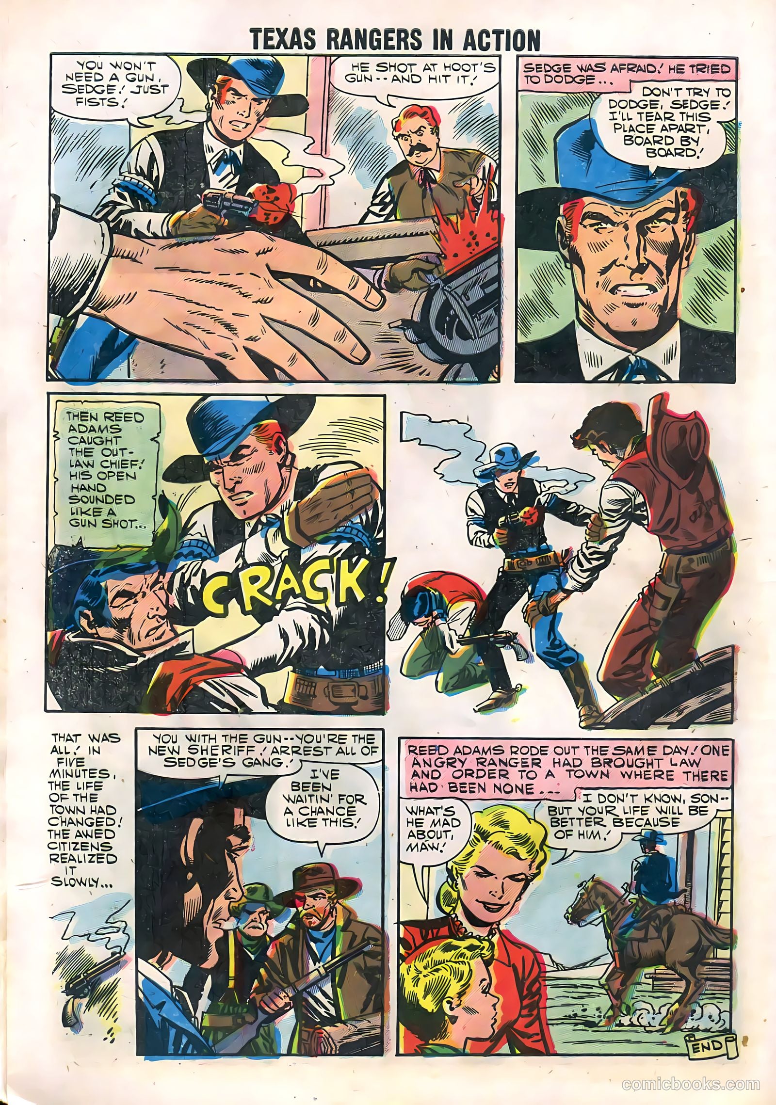 Texas Rangers in Action #11 (1958) — page 12 of 68