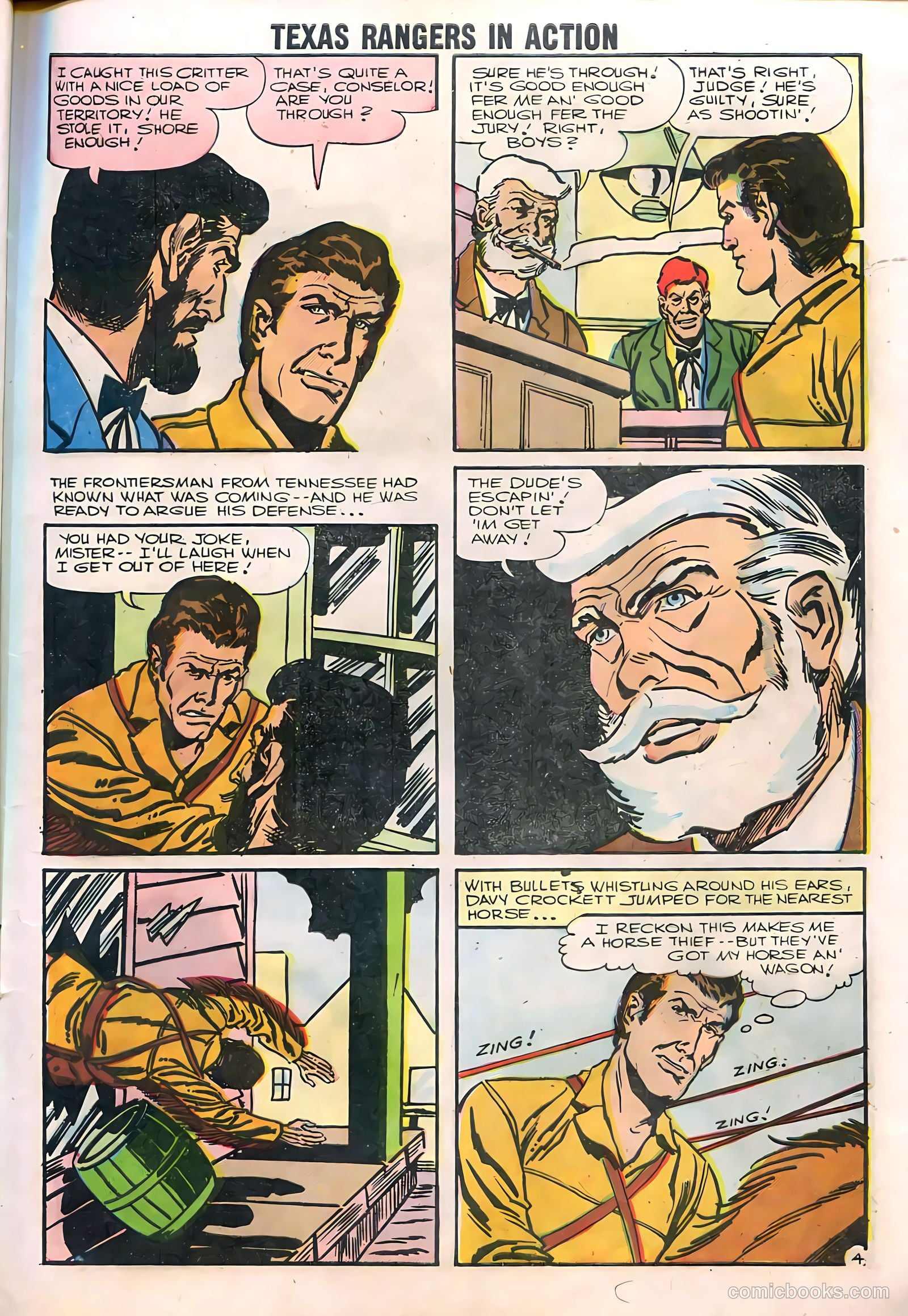 Texas Rangers in Action #11 (1958) — page 16 of 68