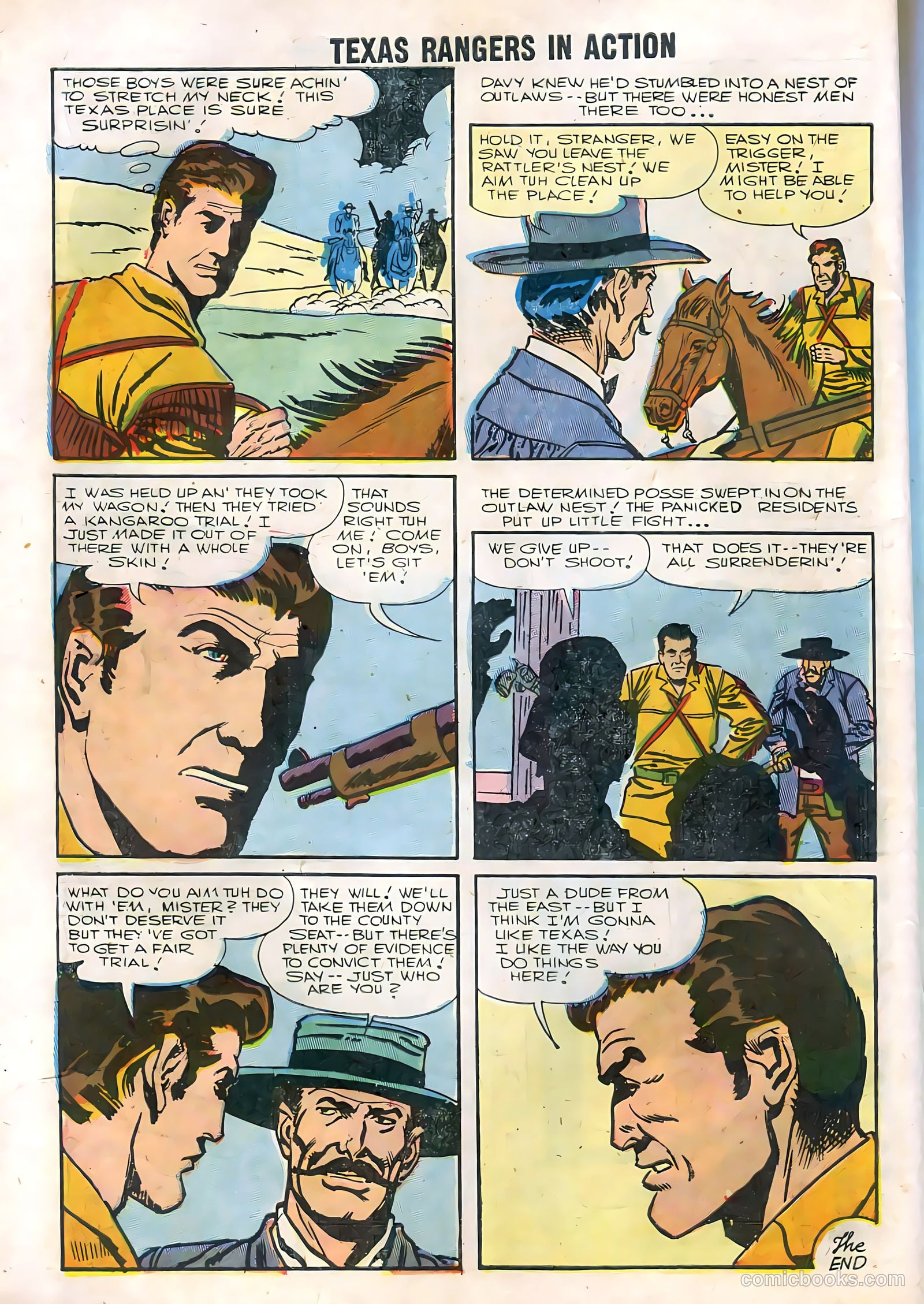 Texas Rangers in Action #11 (1958) — page 17 of 68