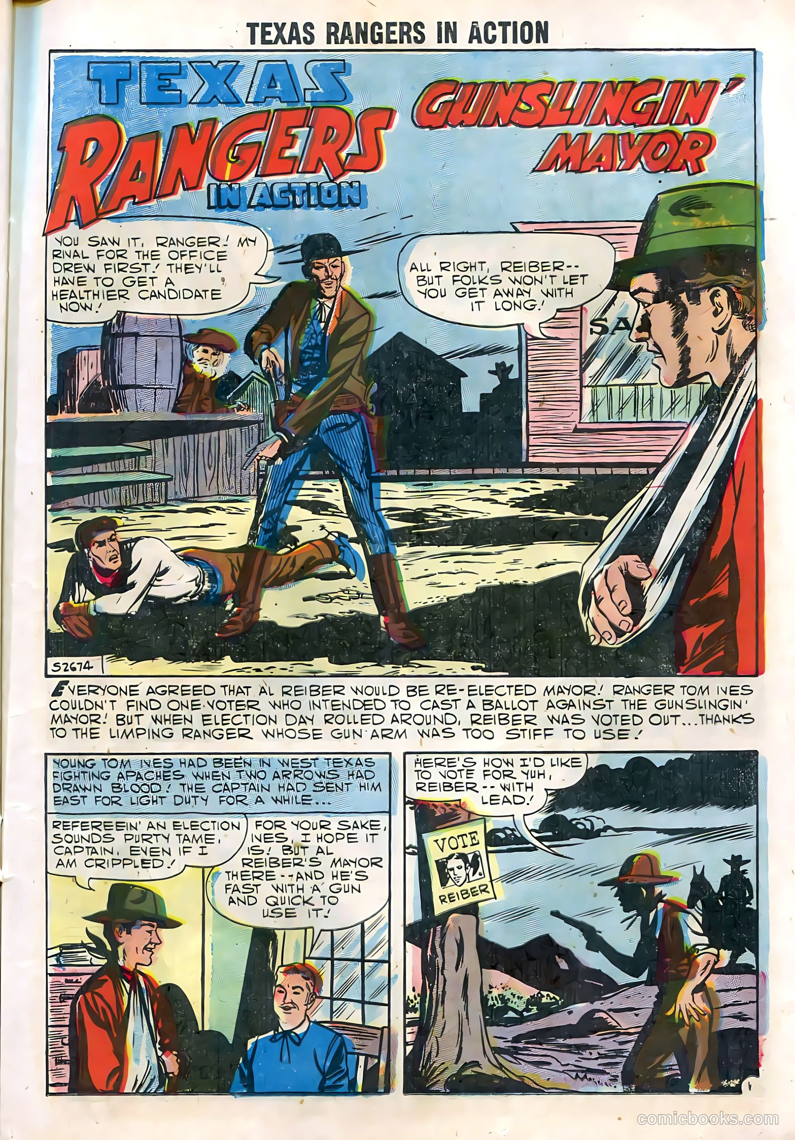 Texas Rangers in Action #11 (1958) — page 19 of 68