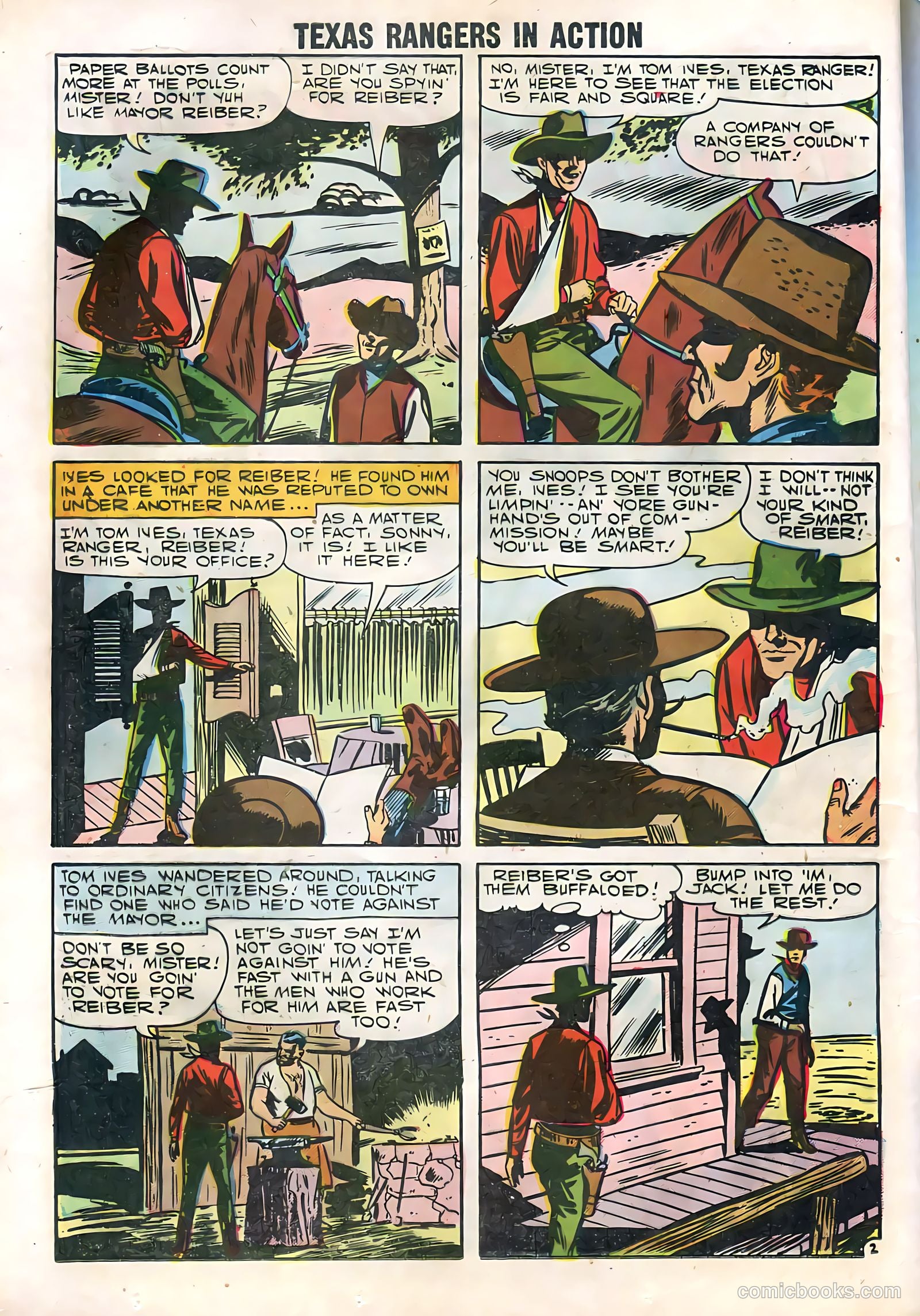Texas Rangers in Action #11 (1958) — page 20 of 68