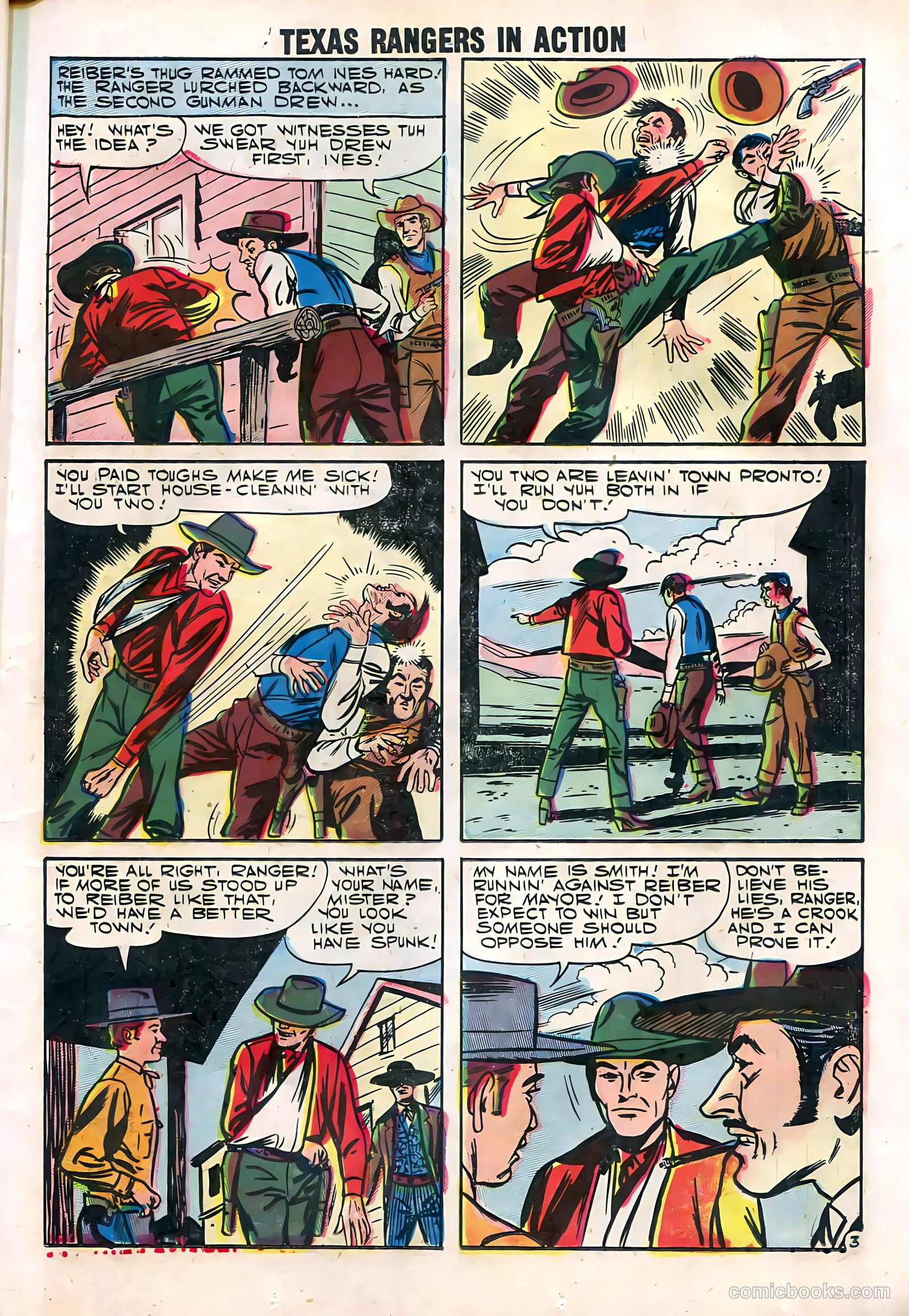Texas Rangers in Action #11 (1958) — page 21 of 68