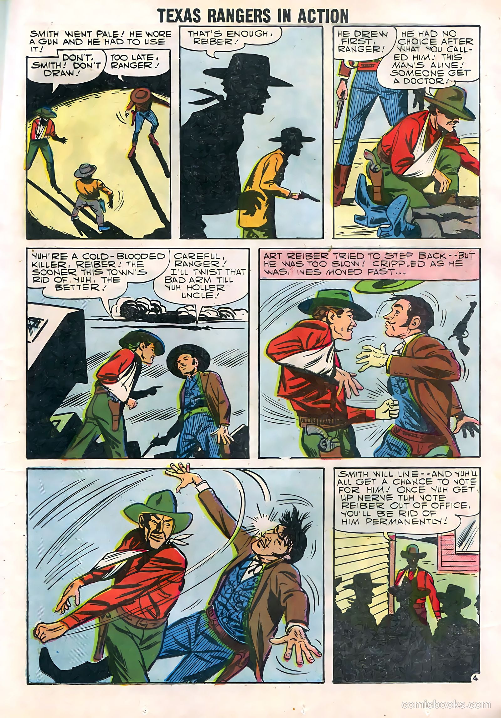 Texas Rangers in Action #11 (1958) — page 22 of 68