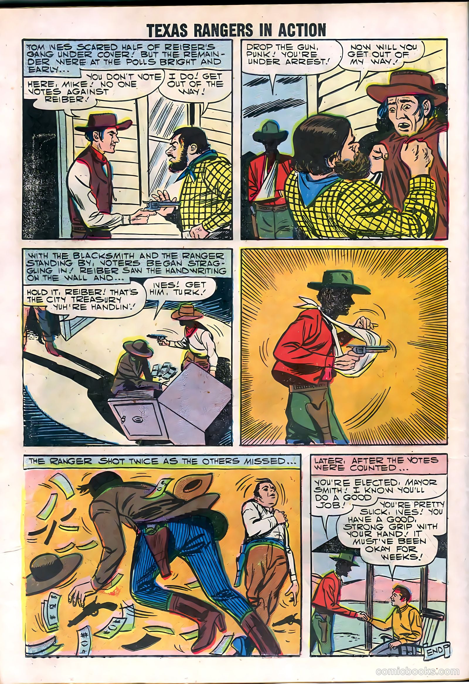 Texas Rangers in Action #11 (1958) — page 23 of 68
