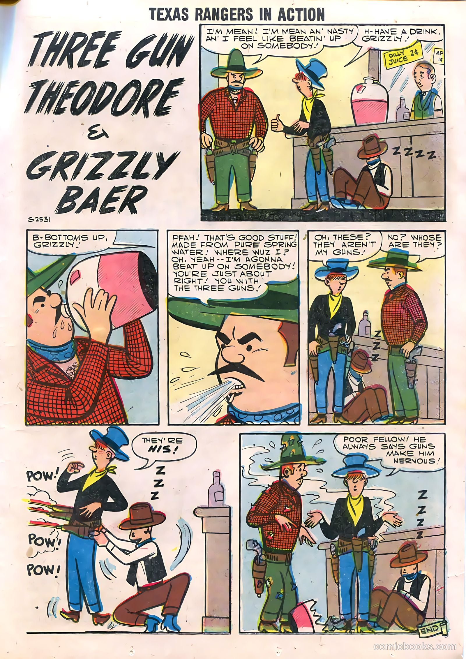 Texas Rangers in Action #11 (1958) — page 25 of 68