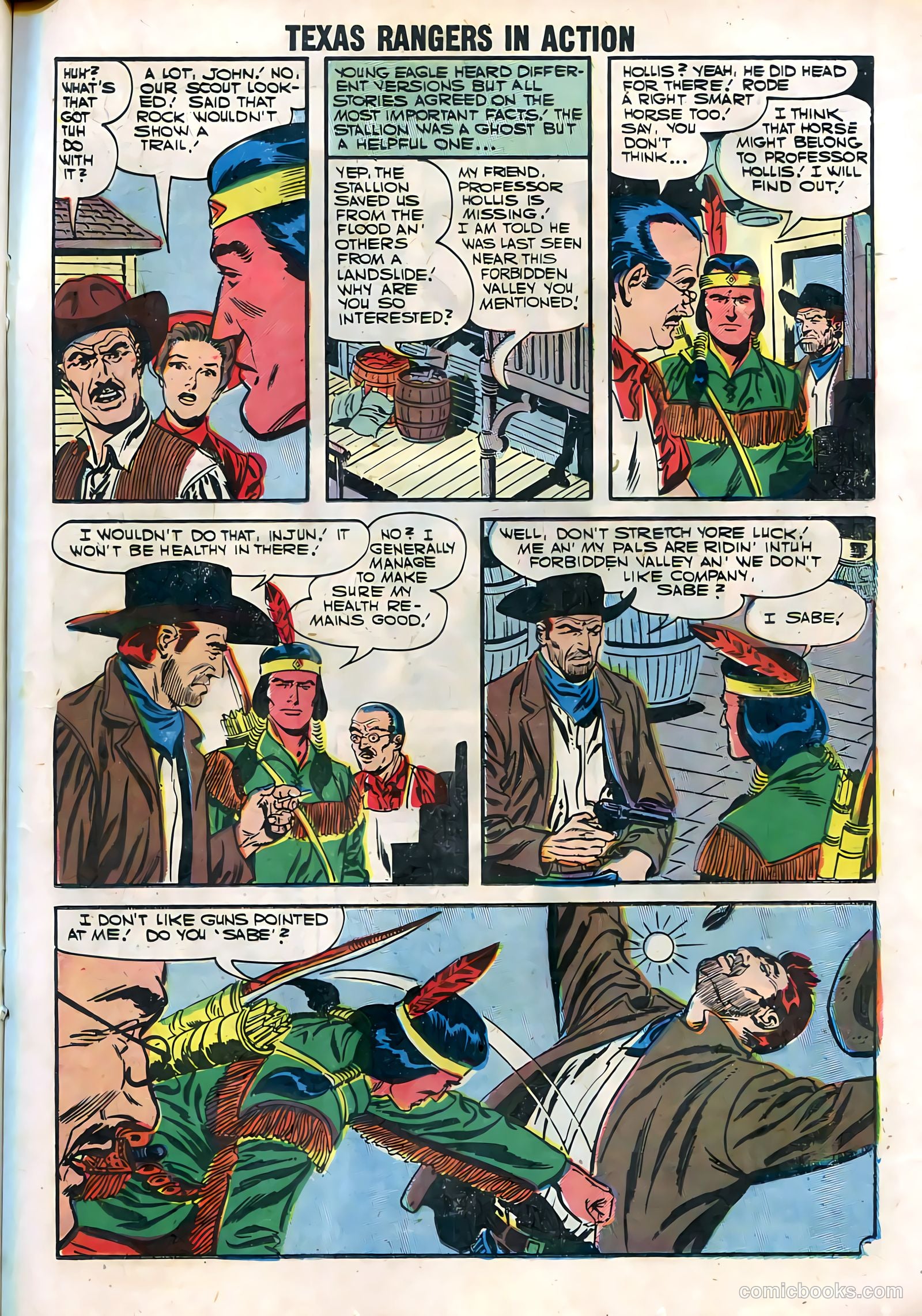 Texas Rangers in Action #11 (1958) — page 29 of 68