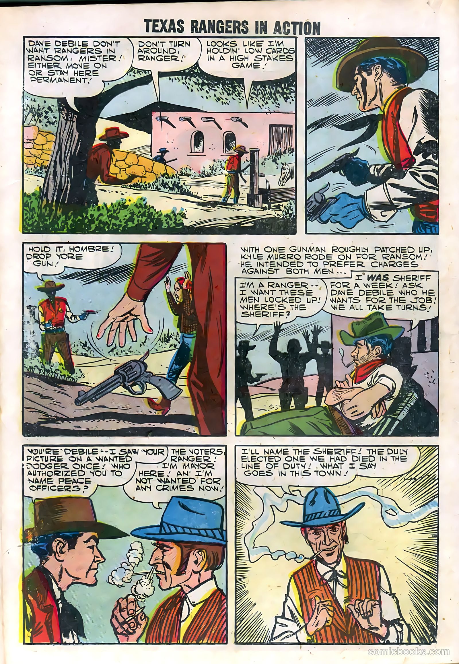 Texas Rangers in Action #11 (1958) — page 34 of 68