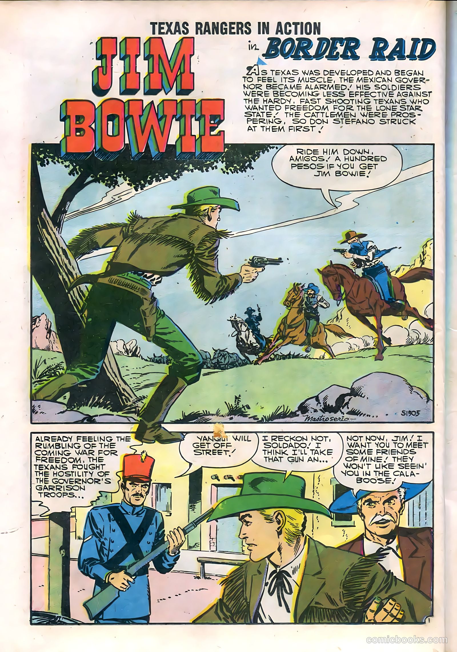 Texas Rangers in Action #11 (1958) — page 38 of 68