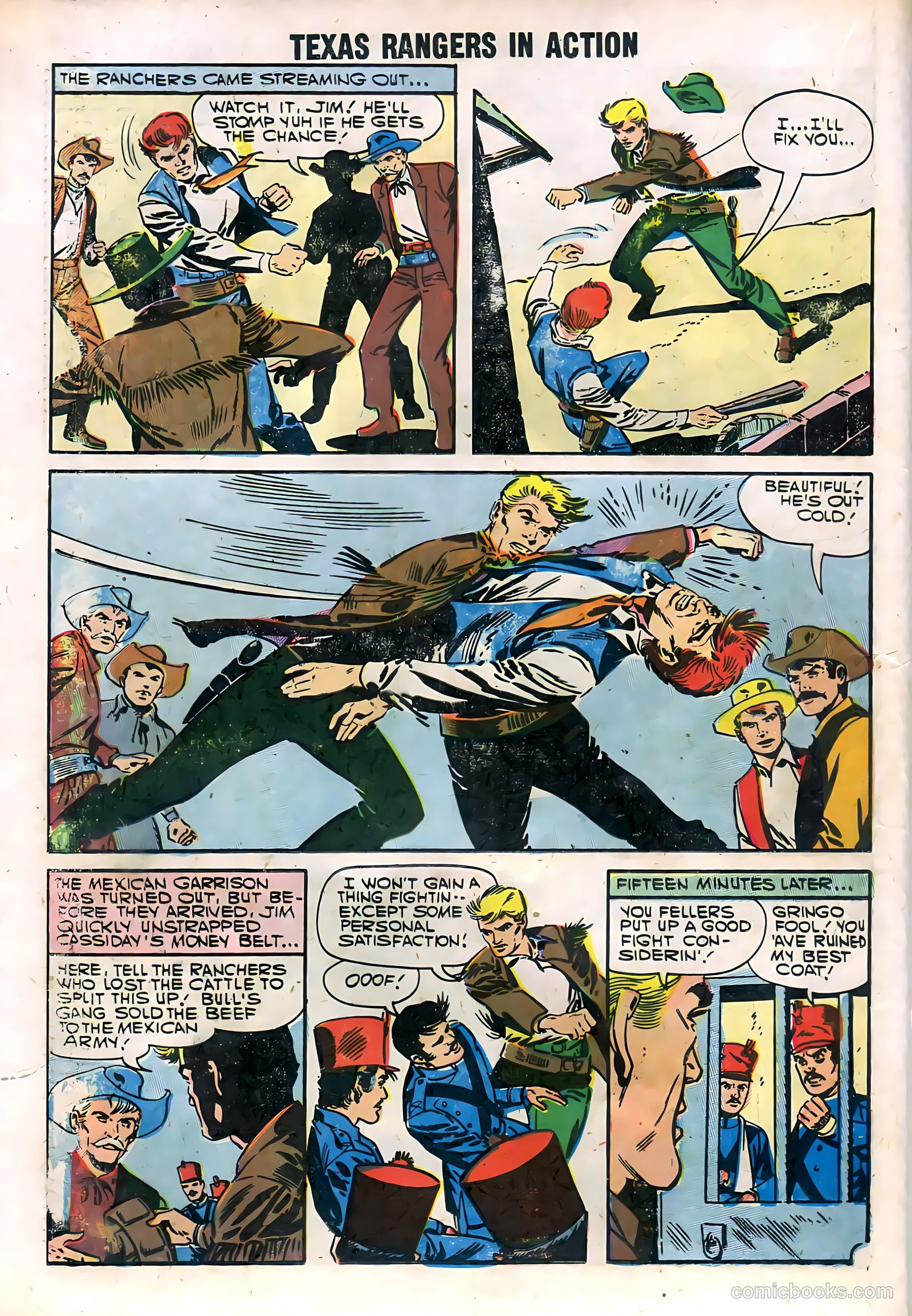 Texas Rangers in Action #11 (1958) — page 40 of 68