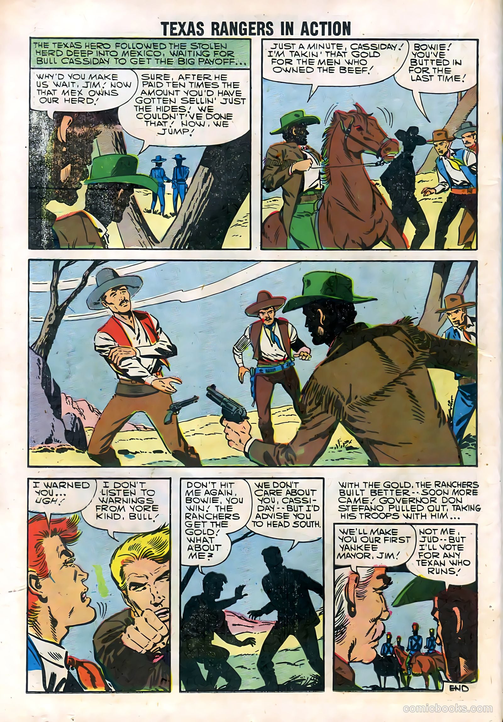 Texas Rangers in Action #11 (1958) — page 42 of 68