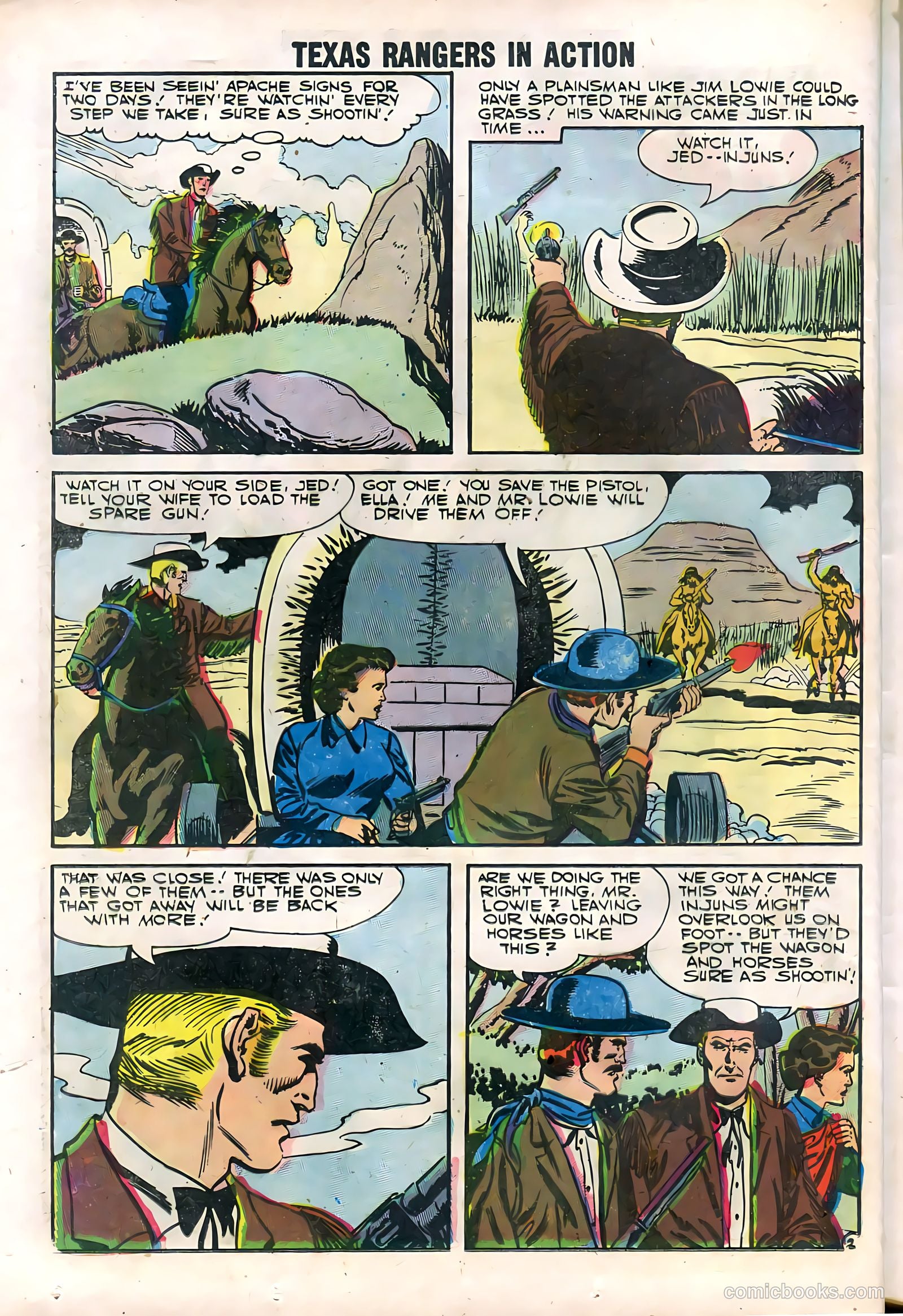 Texas Rangers in Action #11 (1958) — page 44 of 68