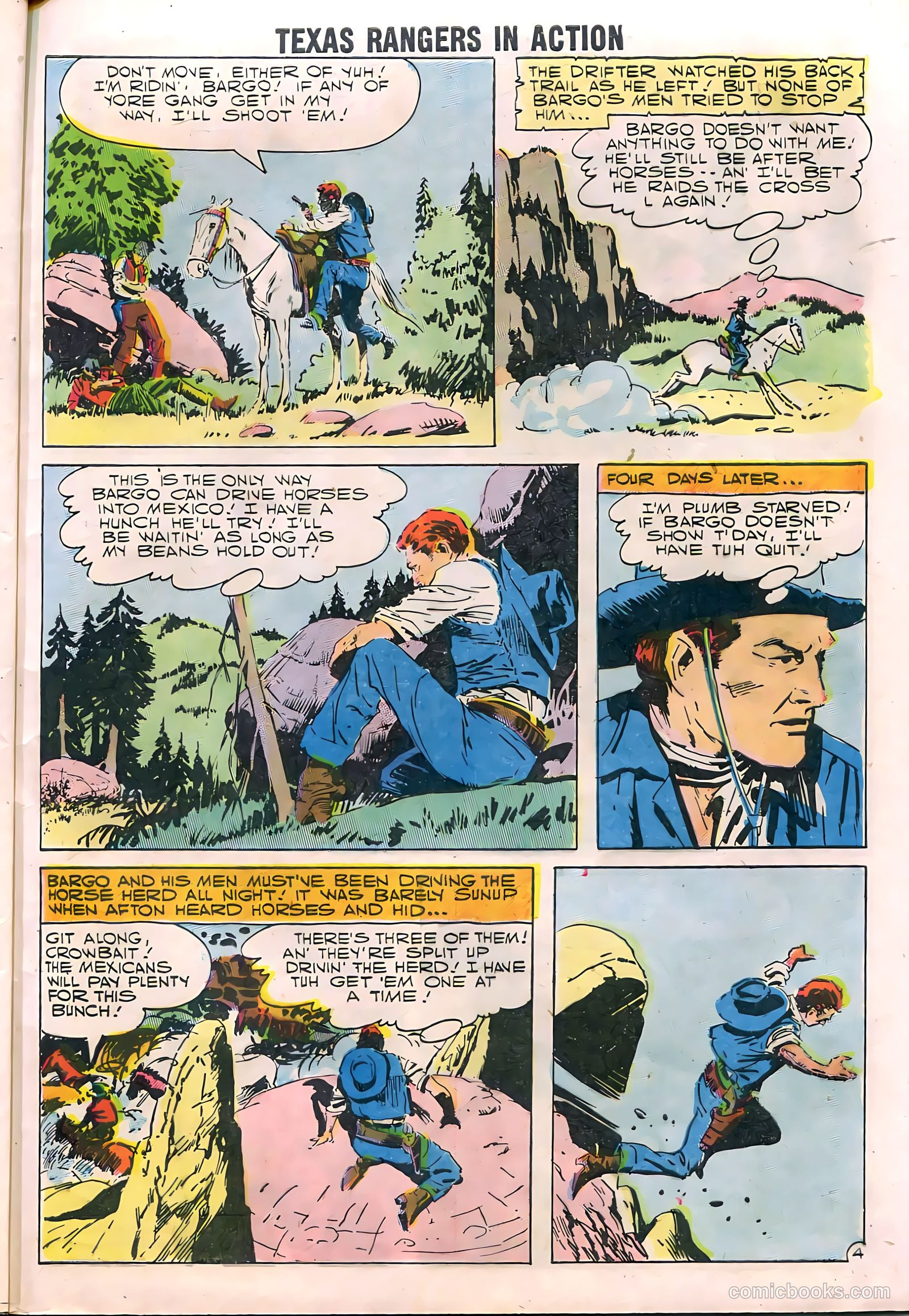 Texas Rangers in Action #11 (1958) — page 54 of 68