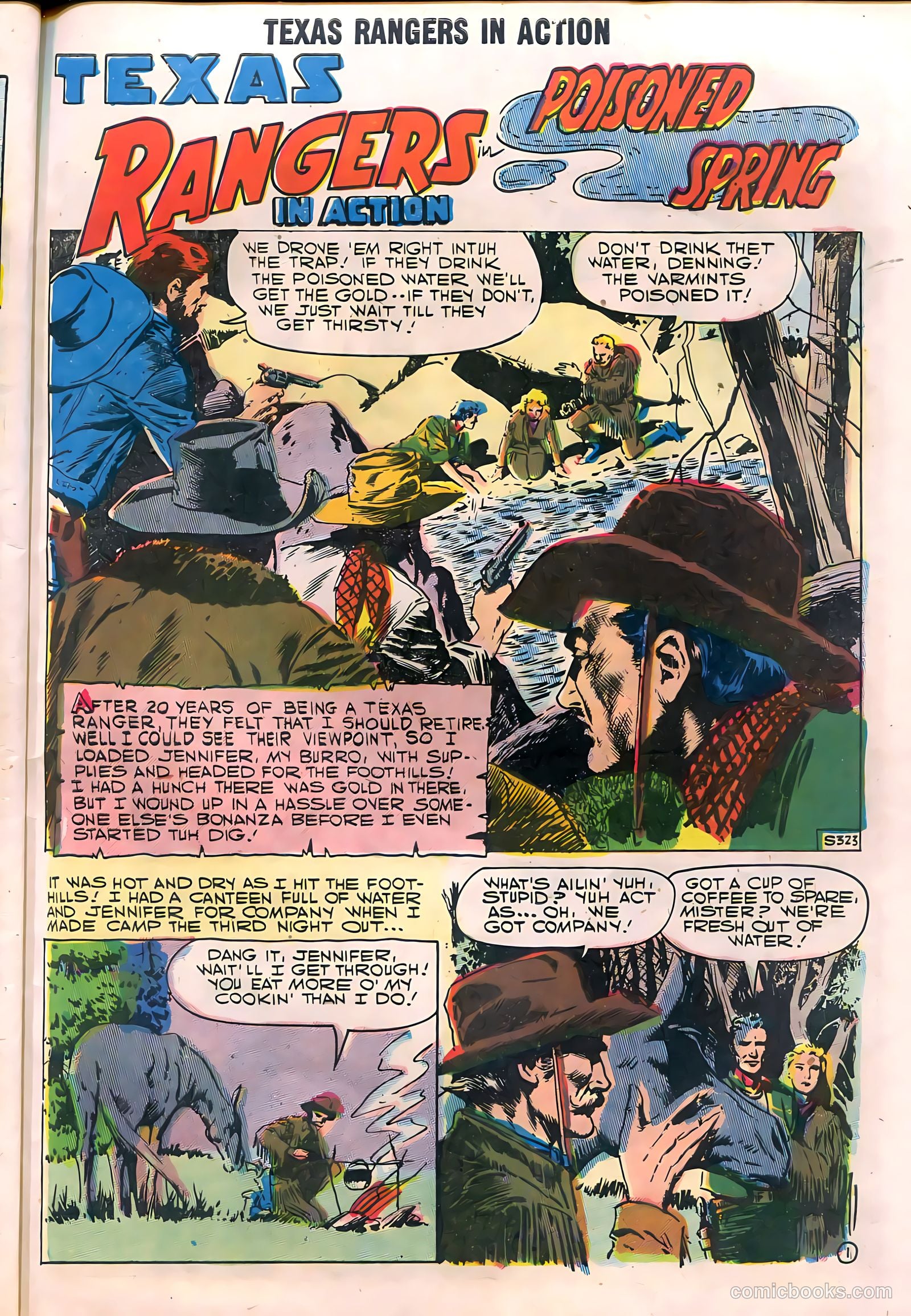 Texas Rangers in Action #11 (1958) — page 57 of 68