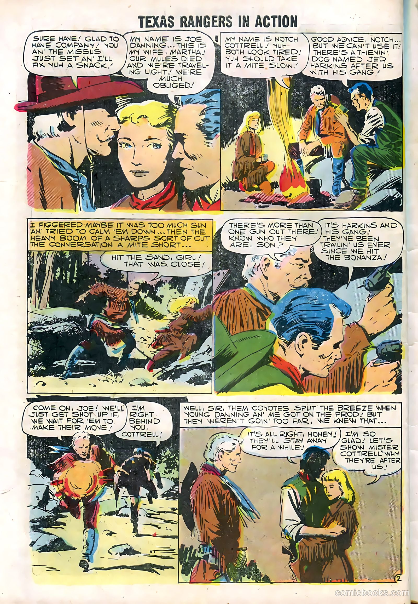 Texas Rangers in Action #11 (1958) — page 58 of 68