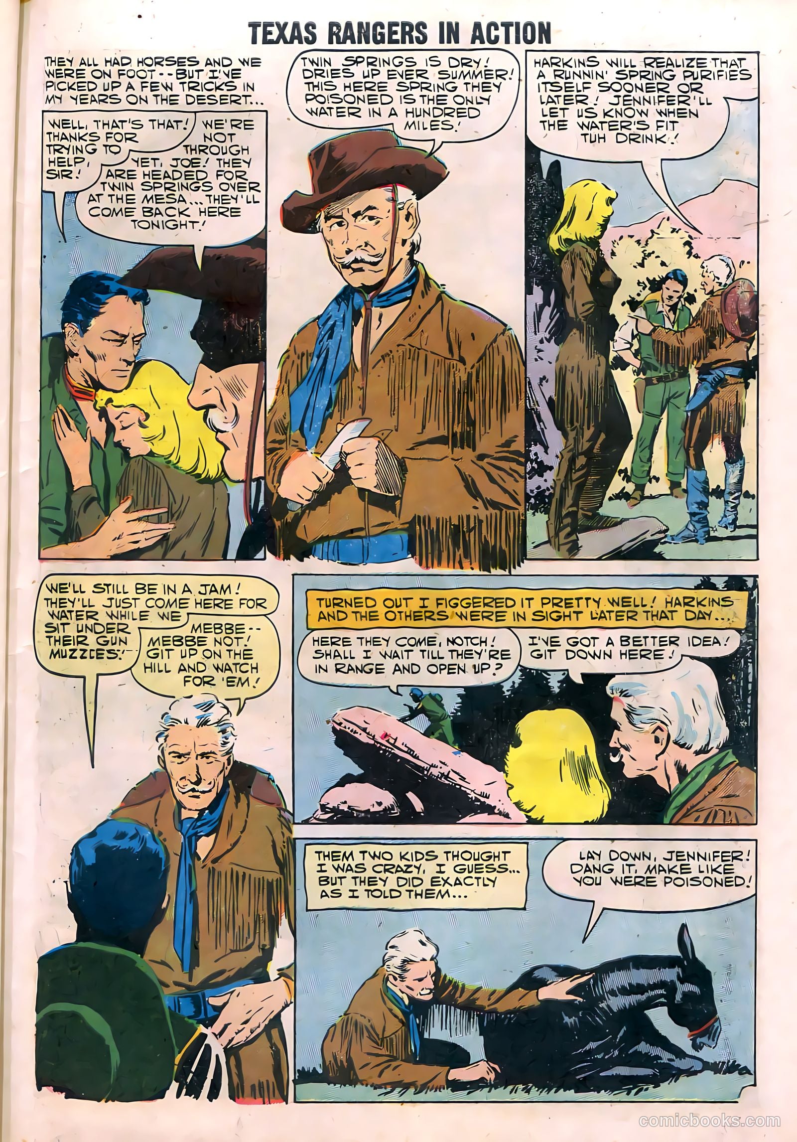 Texas Rangers in Action #11 (1958) — page 61 of 68