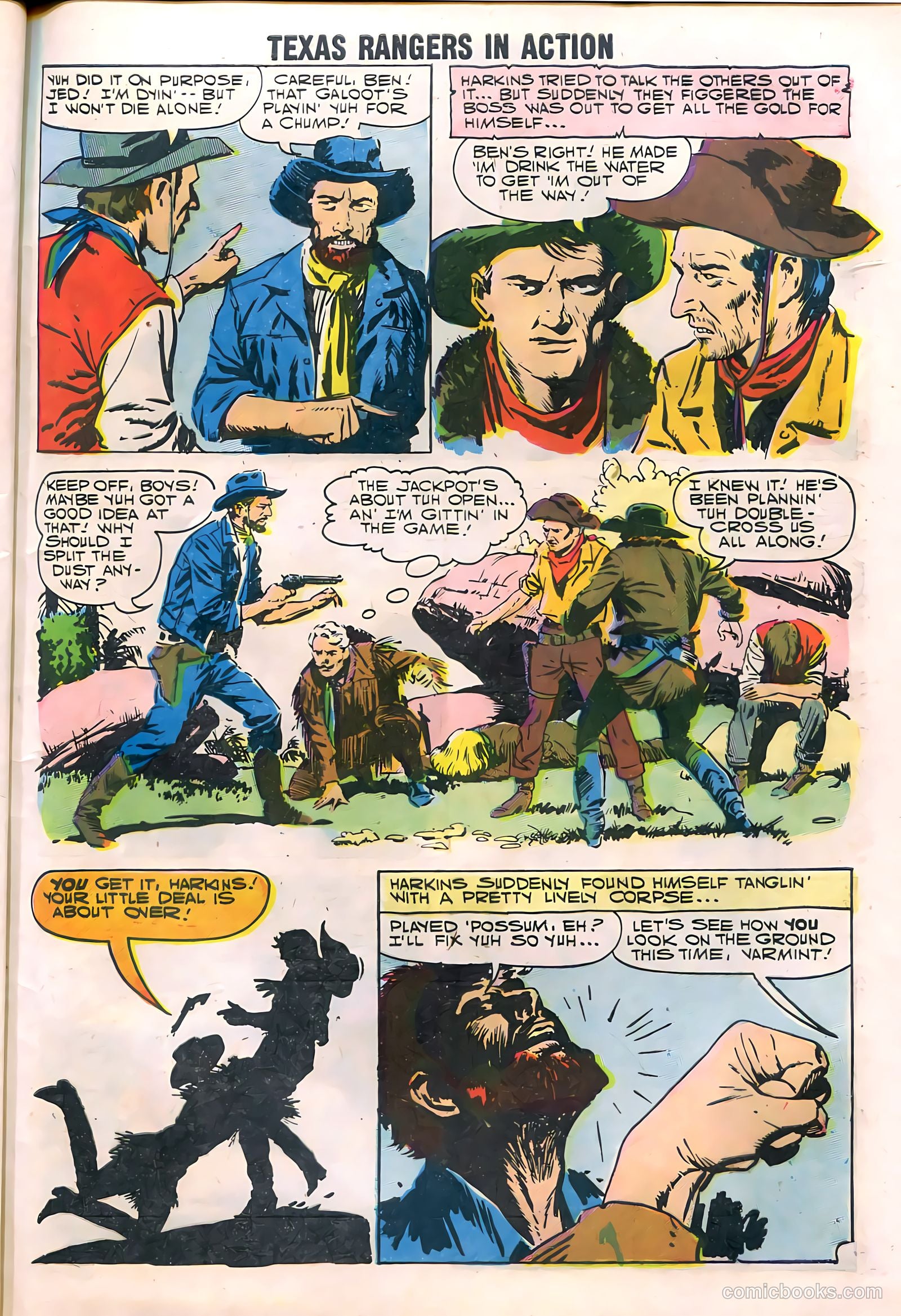 Texas Rangers in Action #11 (1958) — page 63 of 68