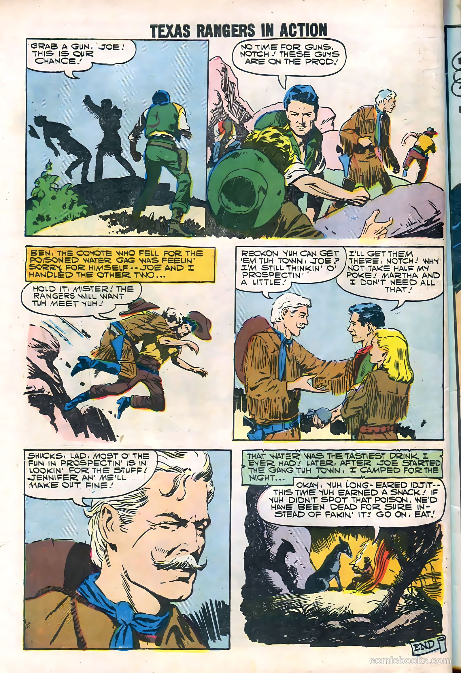 Texas Rangers in Action #11 (1958) — page 64 of 68