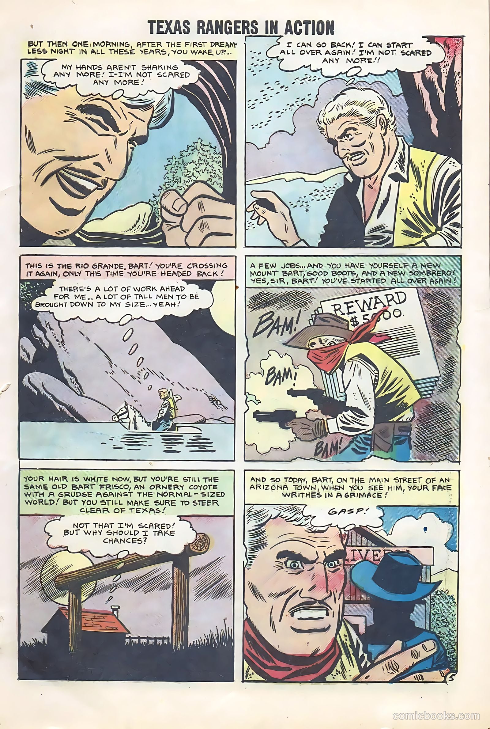 Texas Rangers in Action #12 (1958) — page 7 of 68