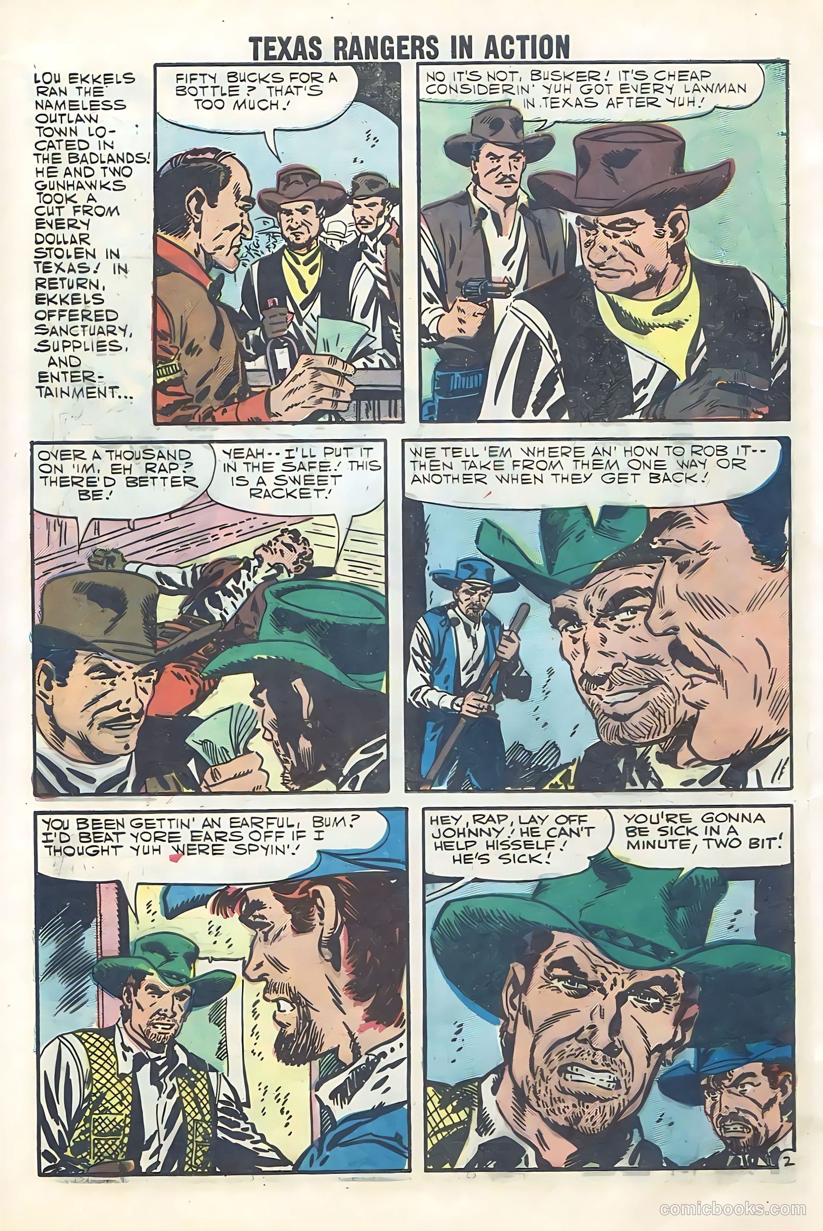 Texas Rangers in Action #12 (1958) — page 12 of 68