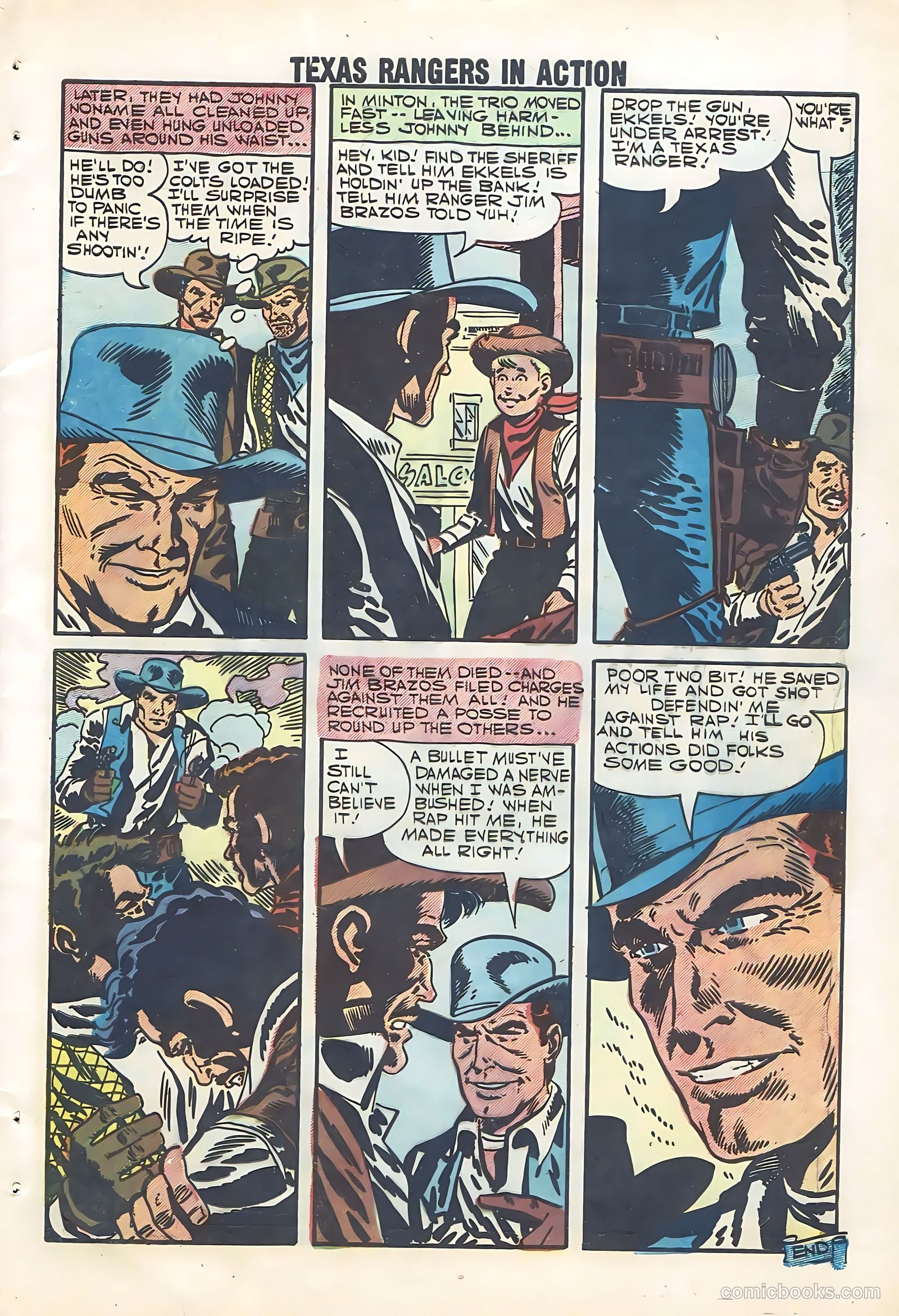 Texas Rangers in Action #12 (1958) — page 15 of 68