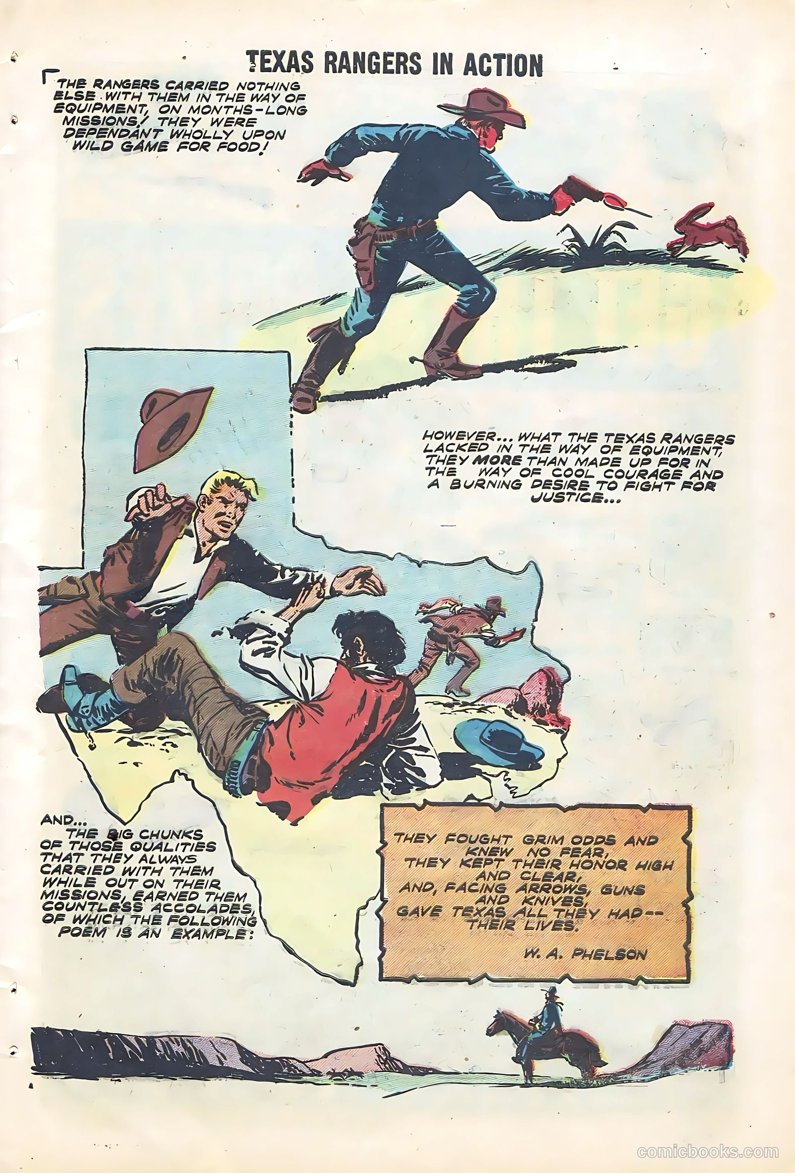 Texas Rangers in Action #12 (1958) — page 17 of 68